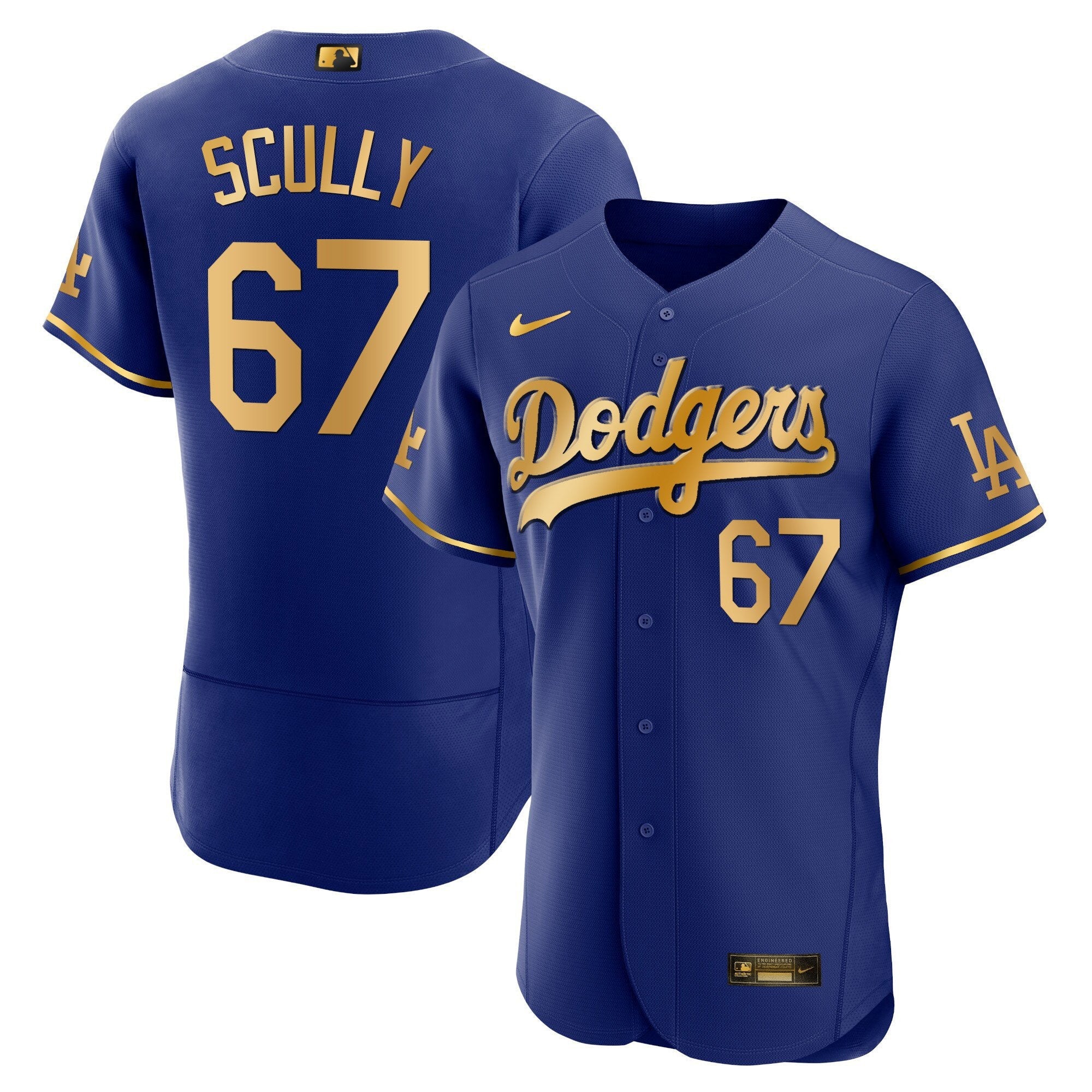 Men’s Los Angeles Flex Base Gold Jersey