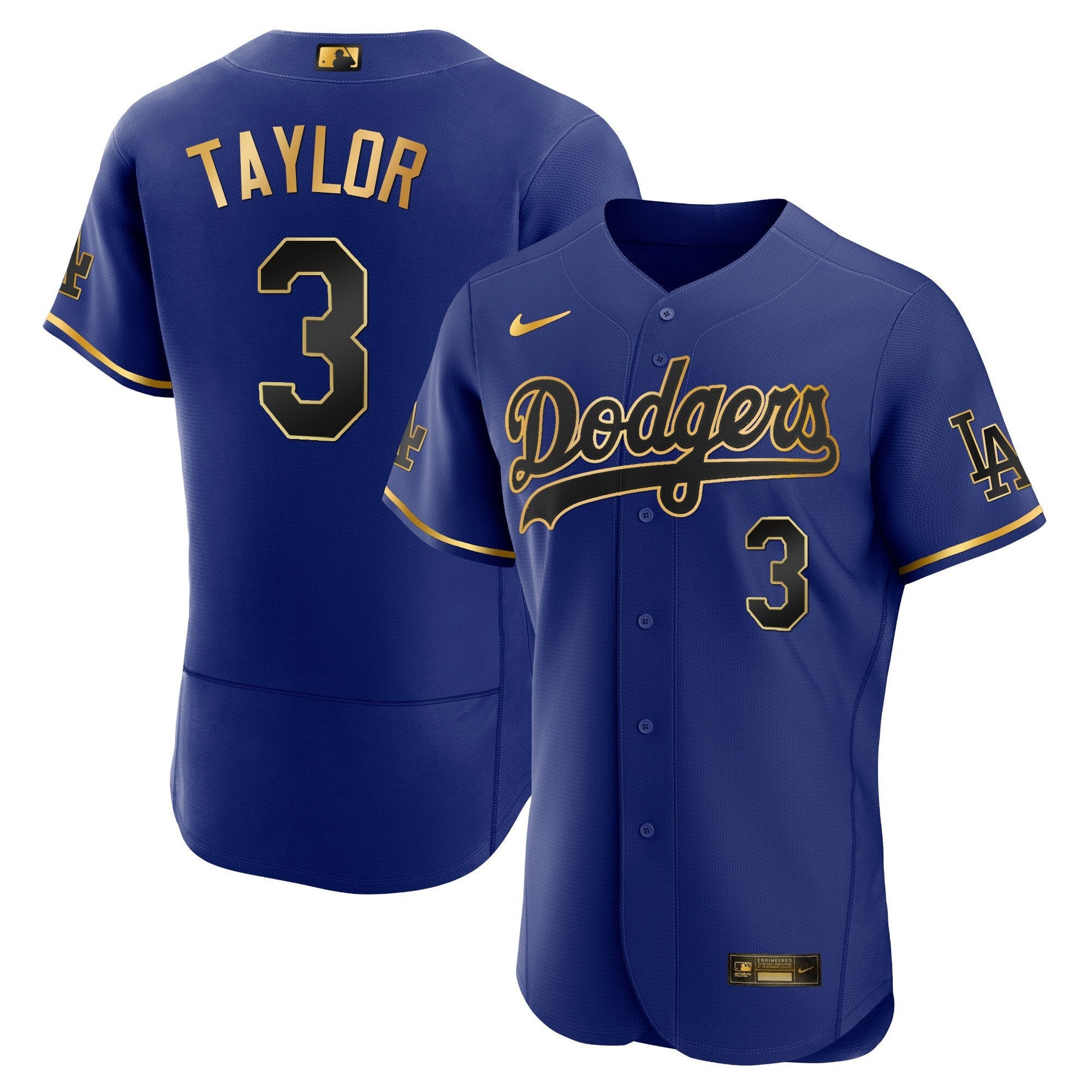 Men’s Los Angeles Flex Base Gold Jersey