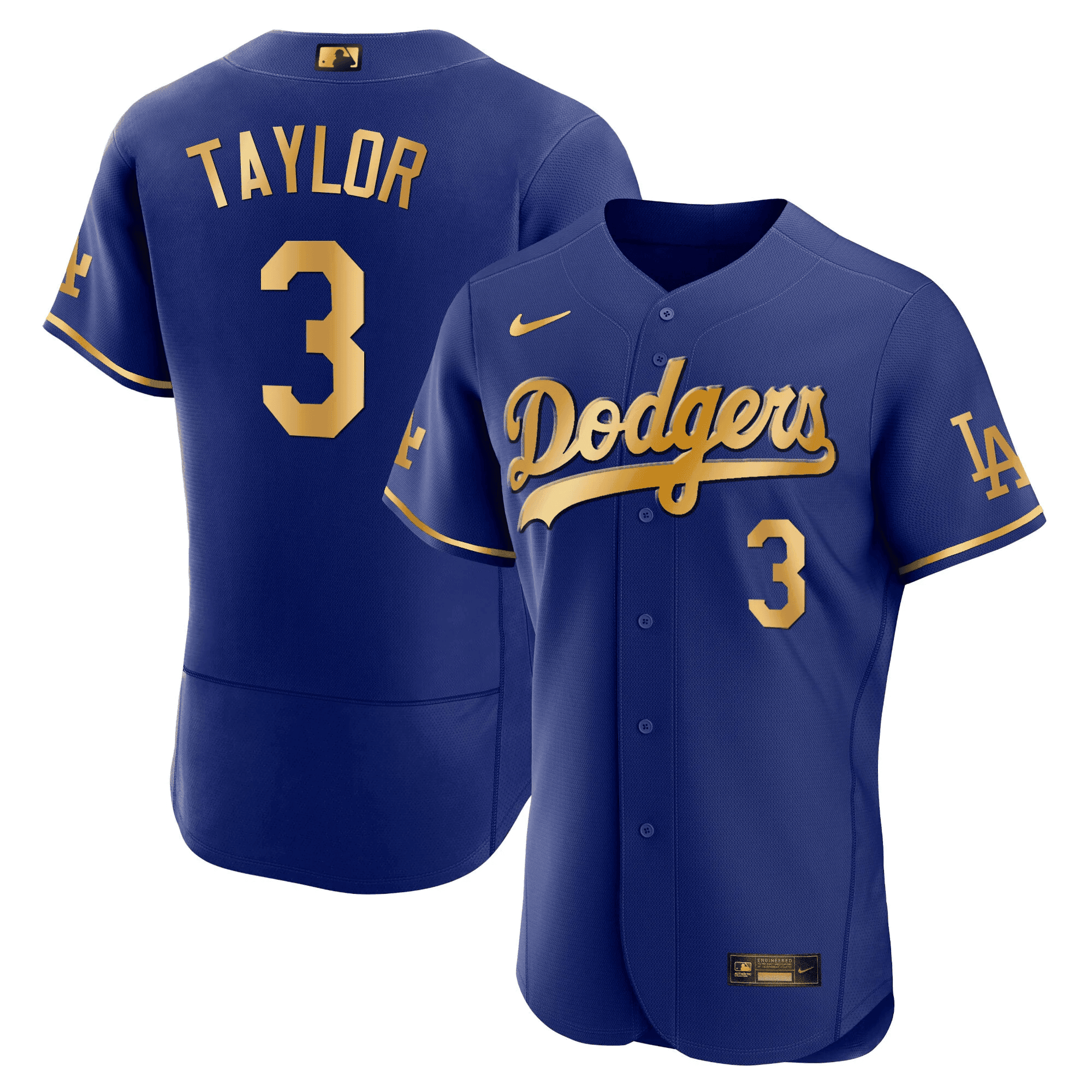 Men’s Los Angeles Flex Base Gold Jersey