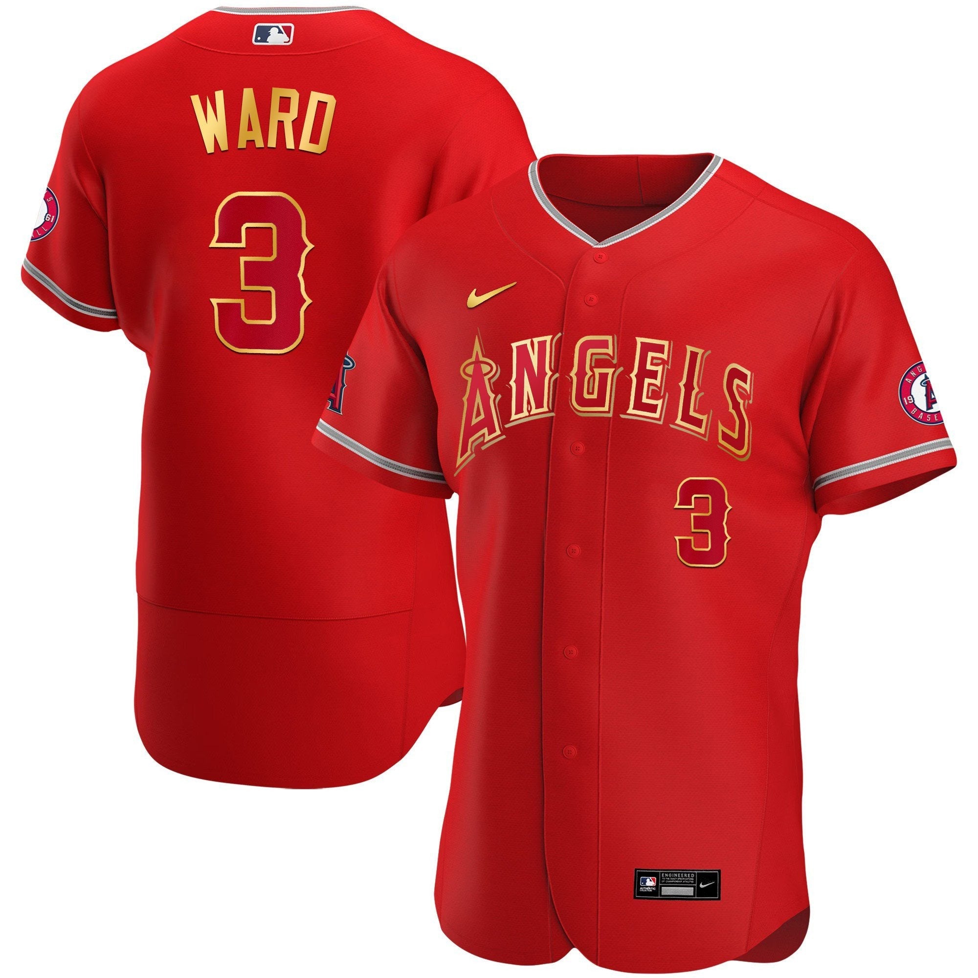 Men’s Los Angeles Flex Base Gold Jersey