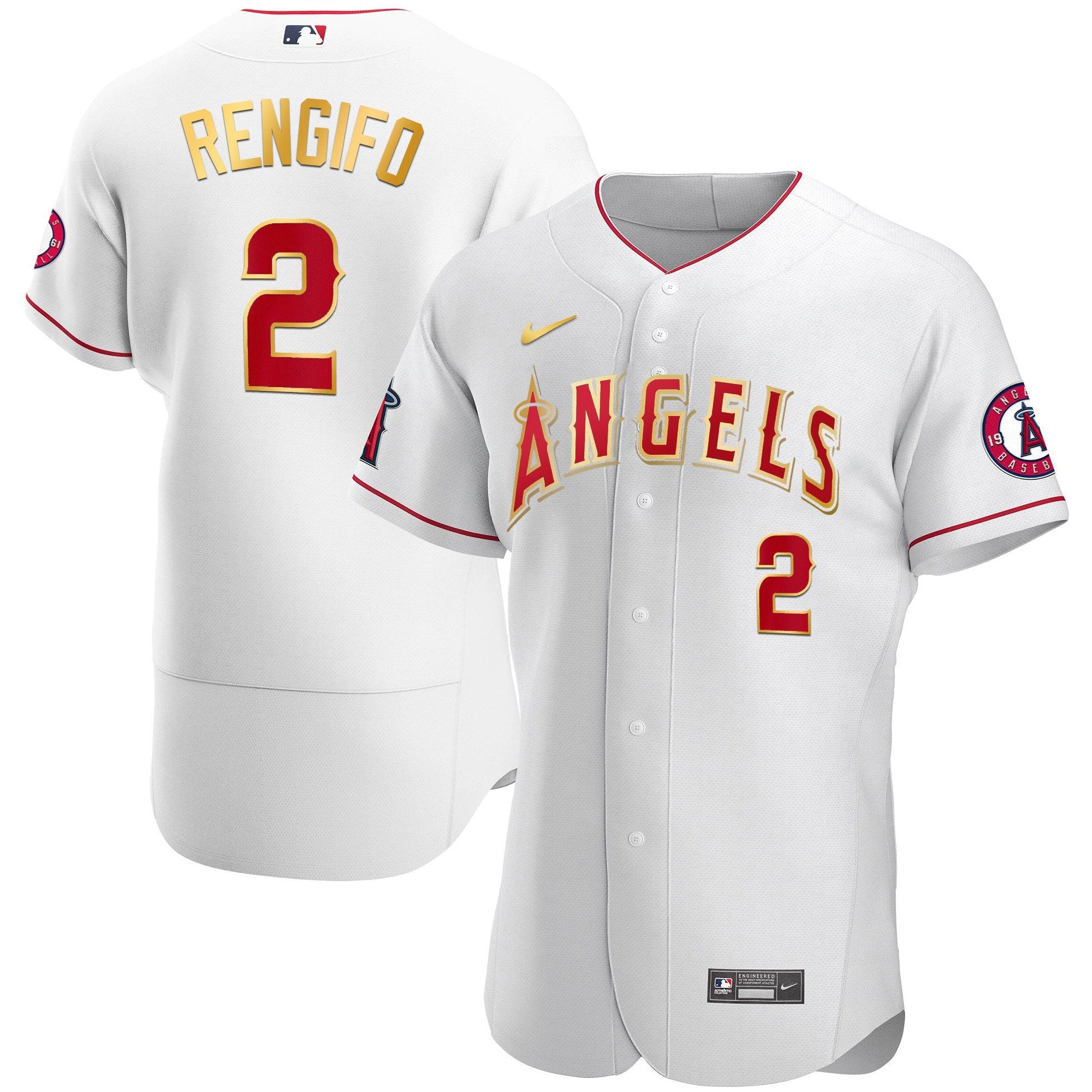 Men’s Los Angeles Flex Base Gold Jersey