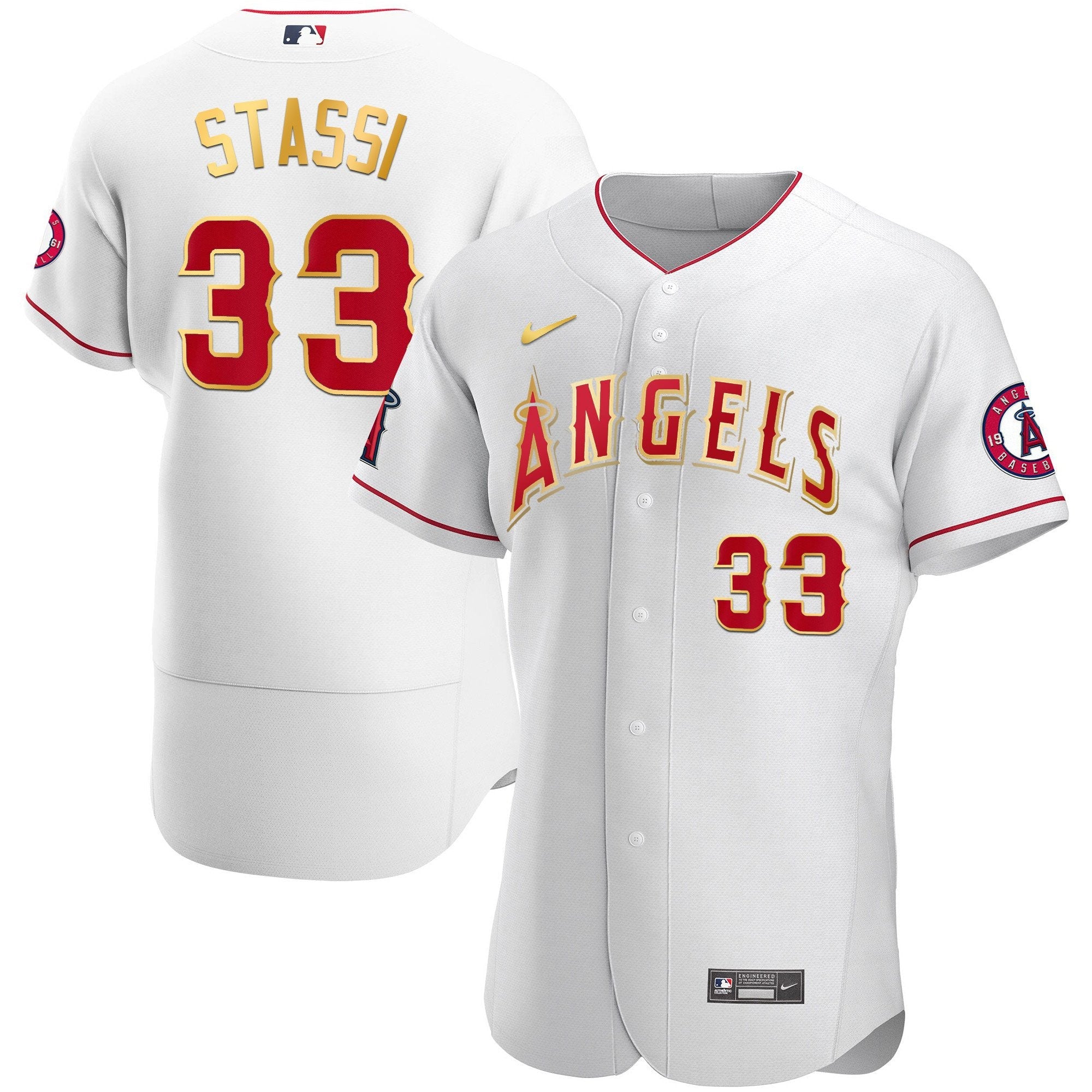 Men’s Los Angeles Flex Base Gold Jersey