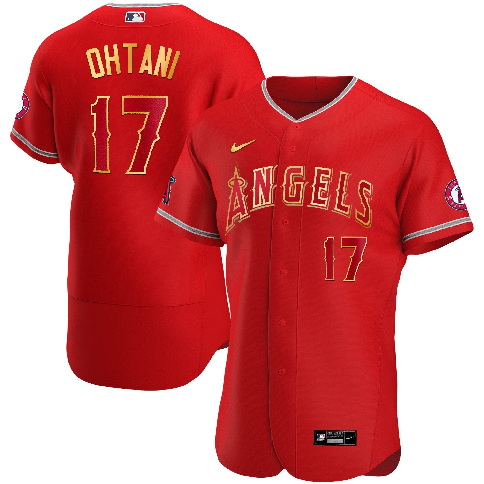 Men’s Los Angeles Flex Base Gold Jersey