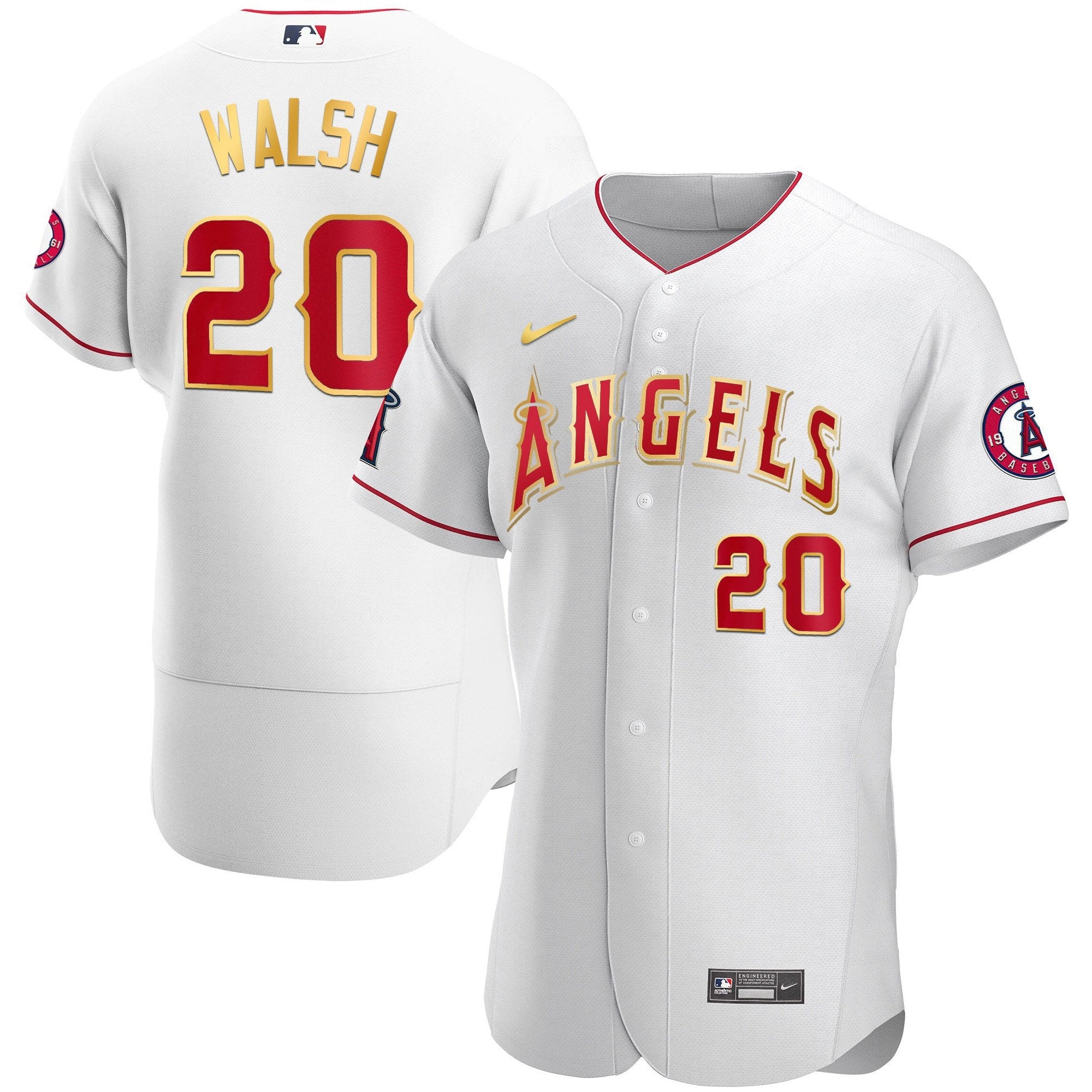 Men’s Los Angeles Flex Base Gold Jersey