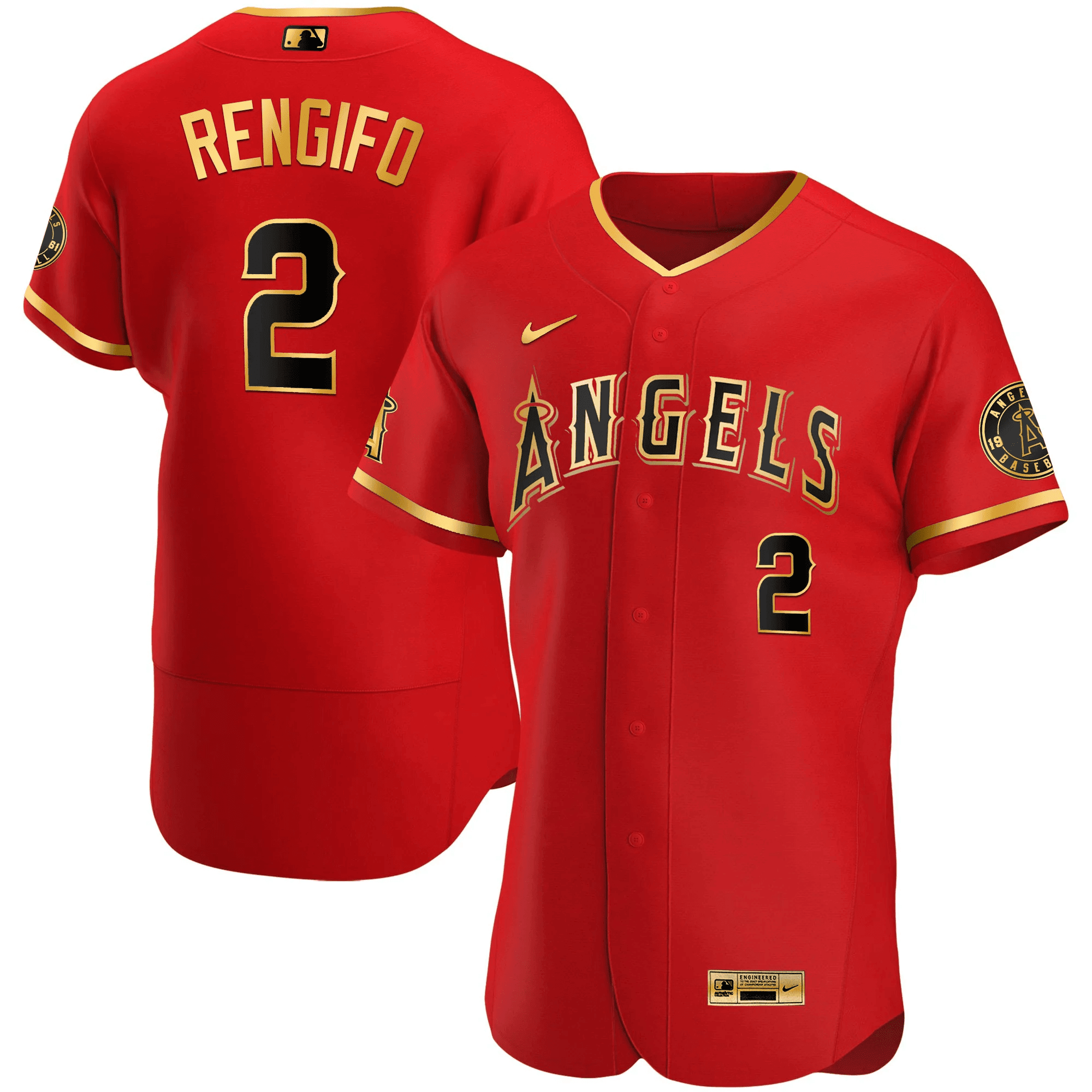 Men’s Los Angeles Flex Base Gold Jersey