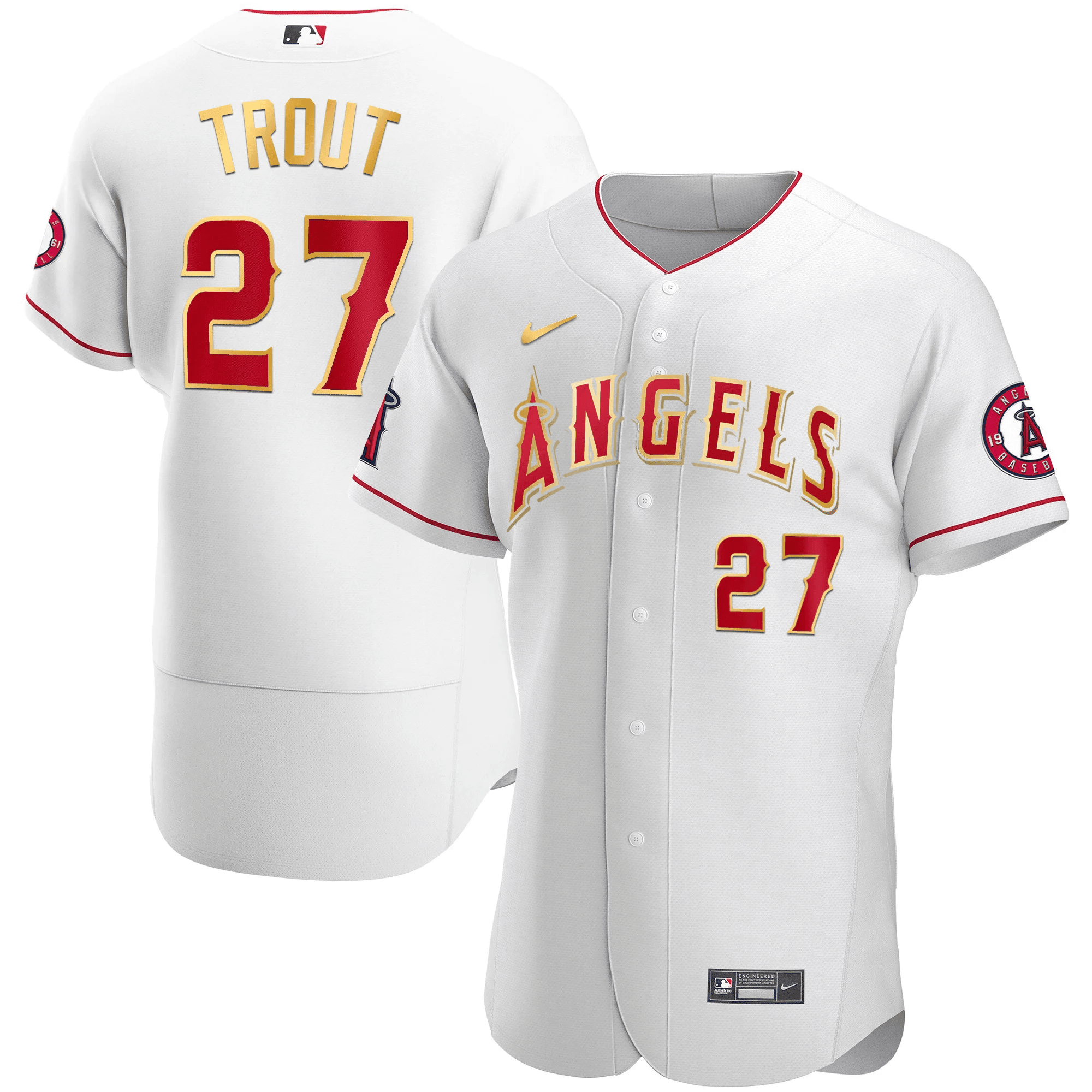 Men’s Los Angeles Flex Base Gold Jersey