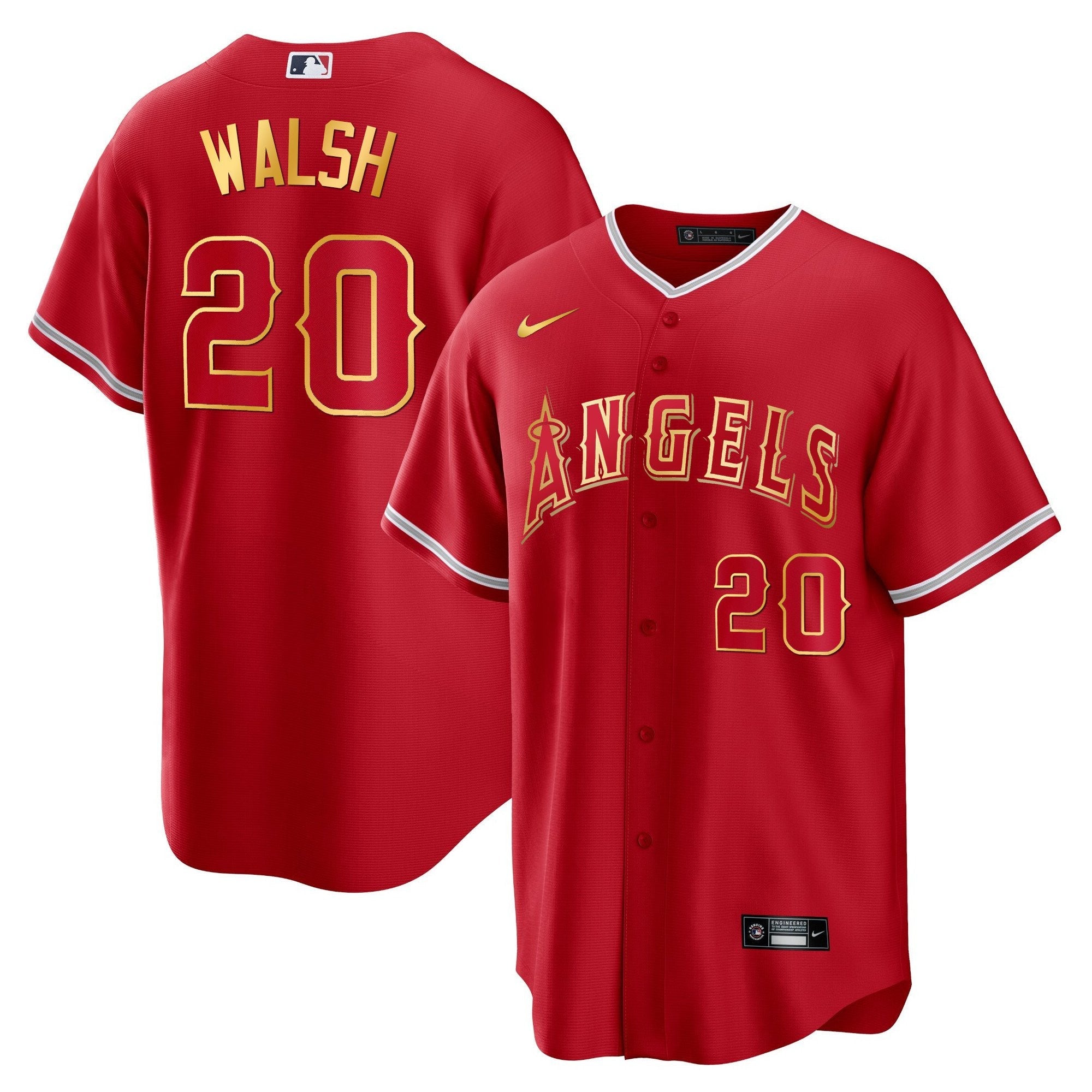 Men’s Los Angeles Cool Base Gold Jersey