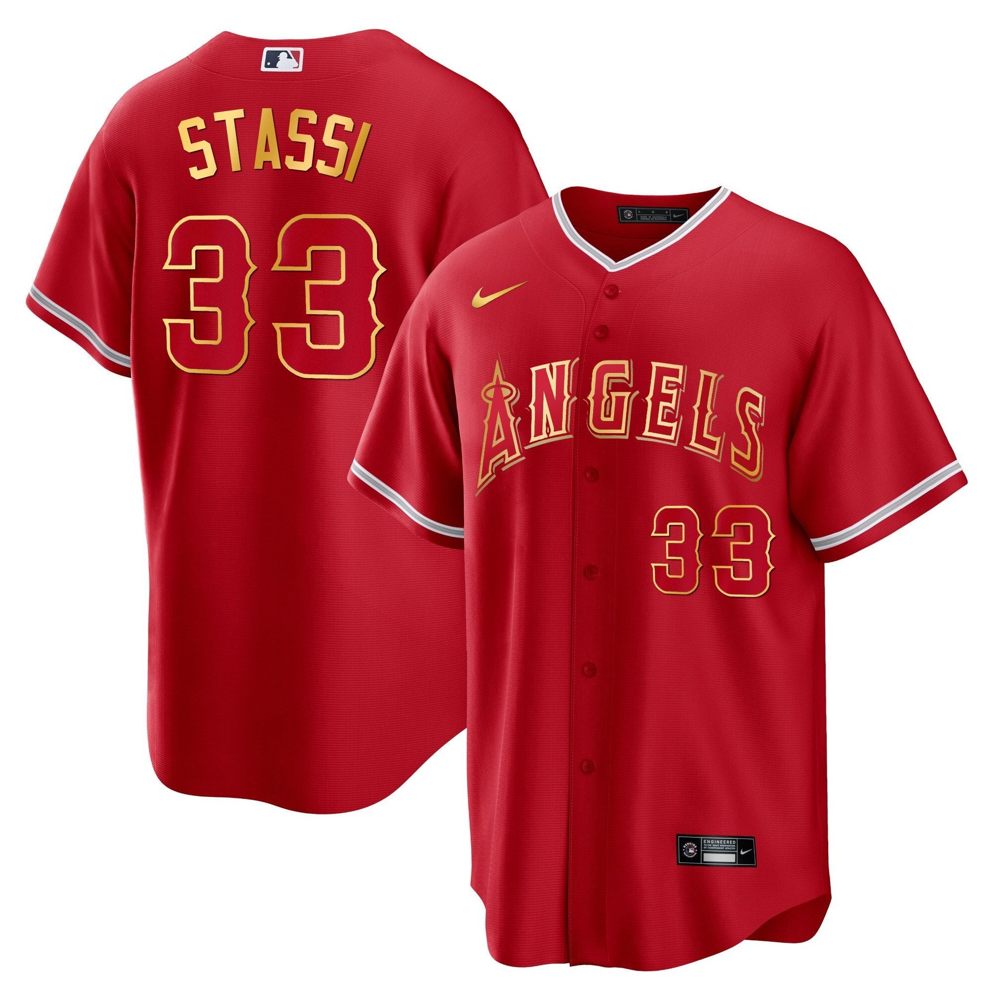 Men’s Los Angeles Cool Base Gold Jersey
