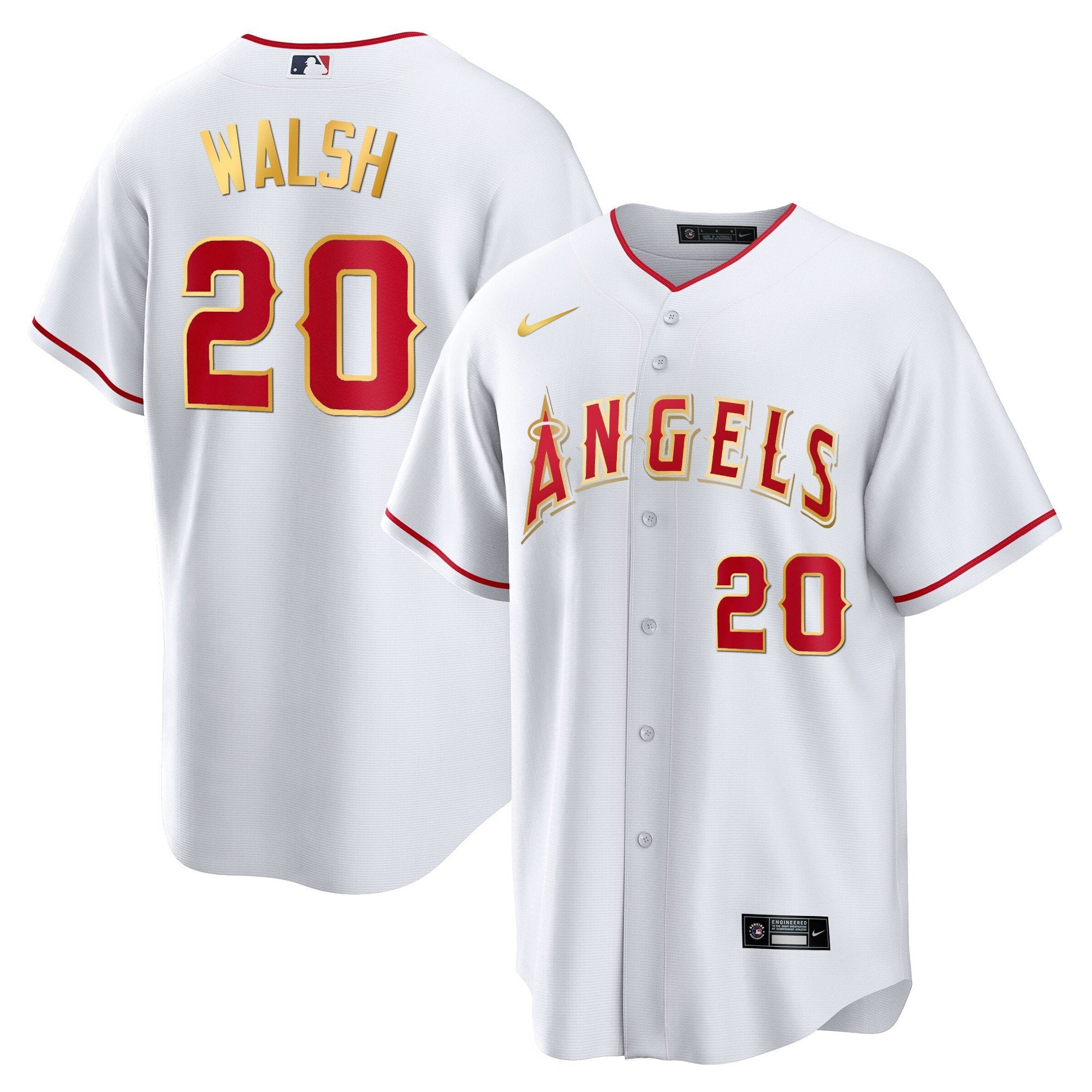 Men’s Los Angeles Cool Base Gold Jersey