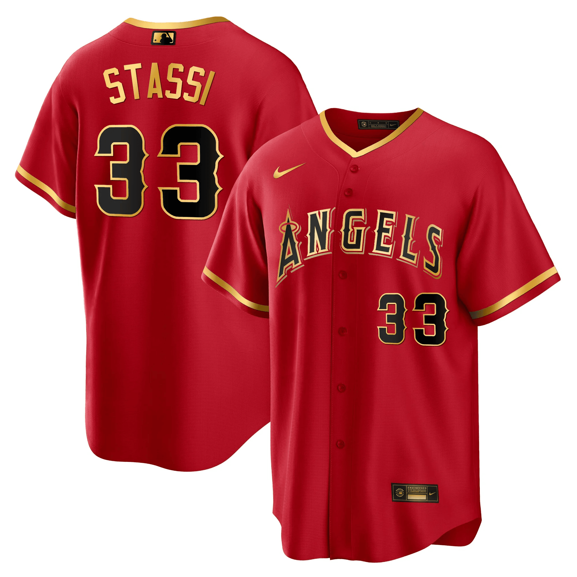 Men’s Los Angeles Cool Base Gold Jersey