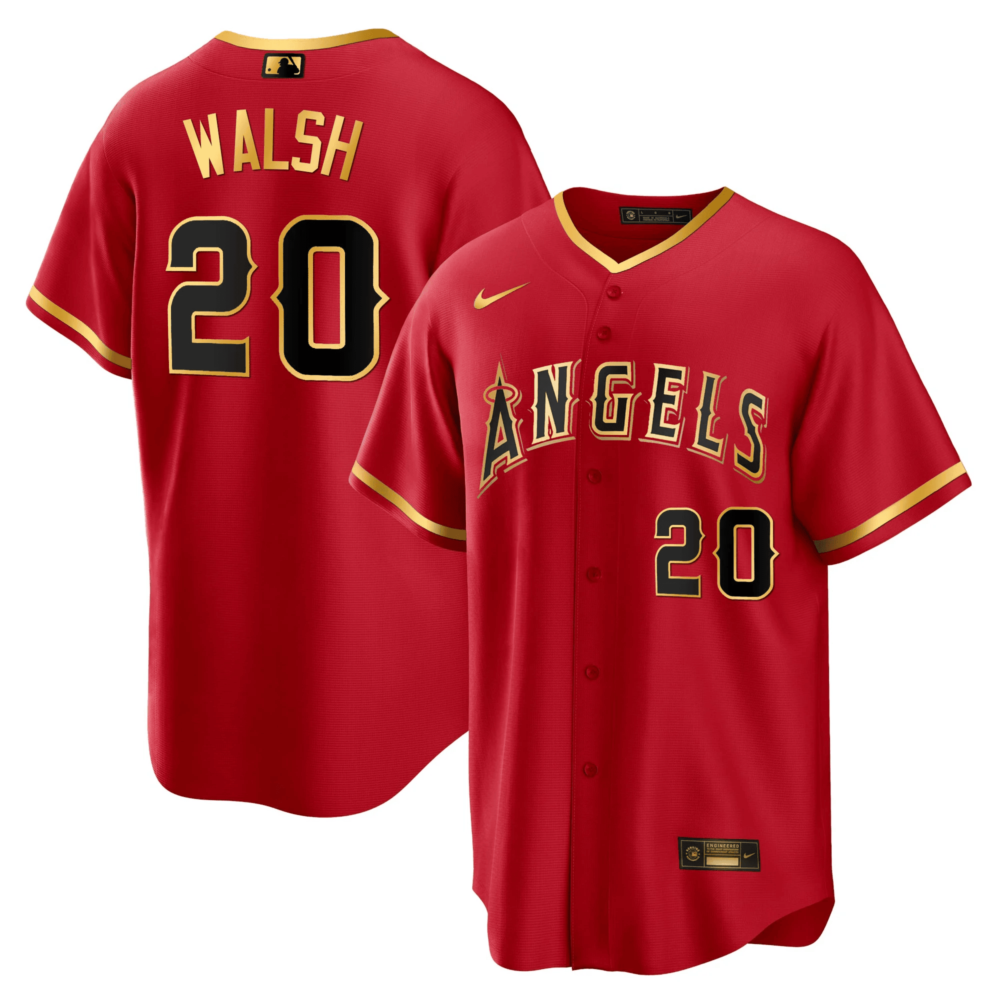 Men’s Los Angeles Cool Base Gold Jersey