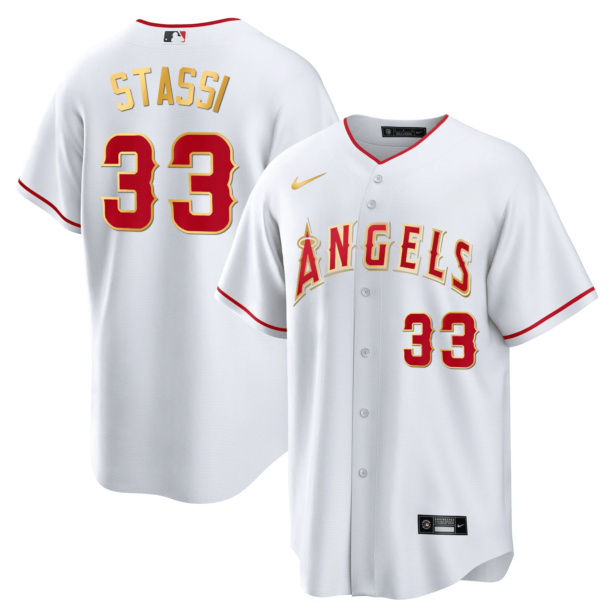 Men’s Los Angeles Cool Base Gold Jersey