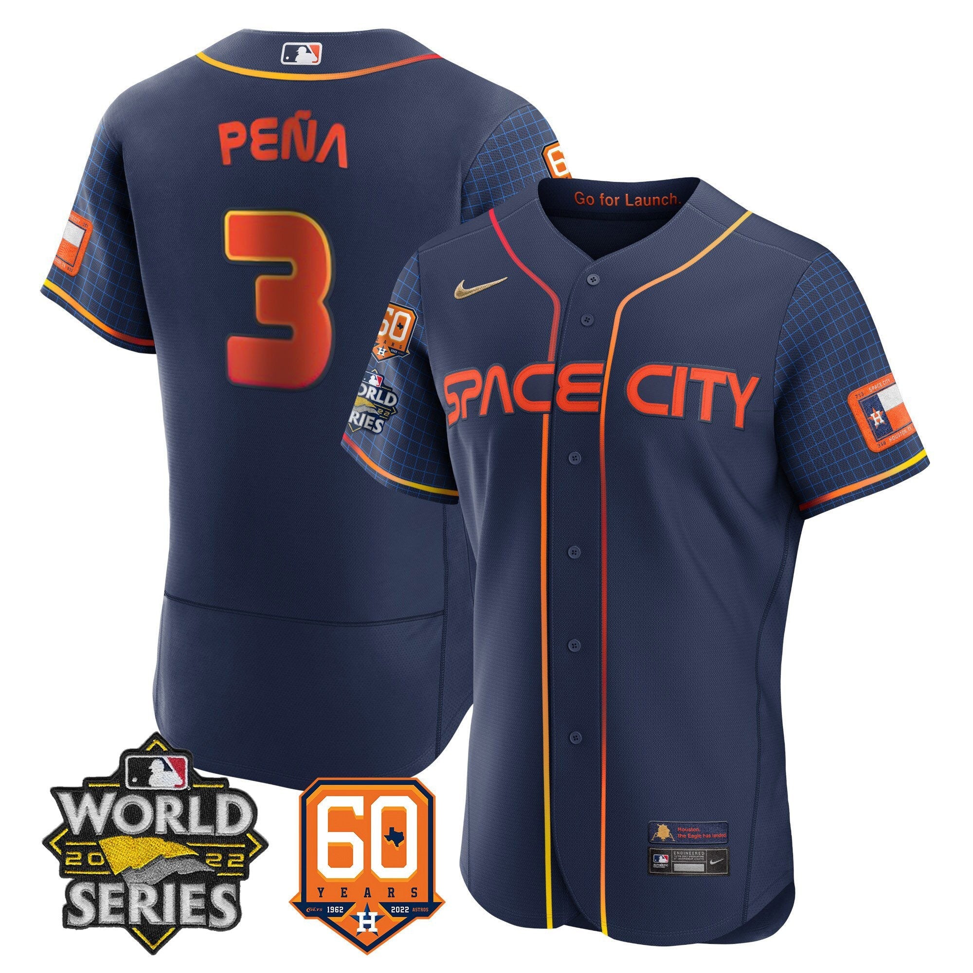 Men’s 2022 World Series & 60th Patch Jersey