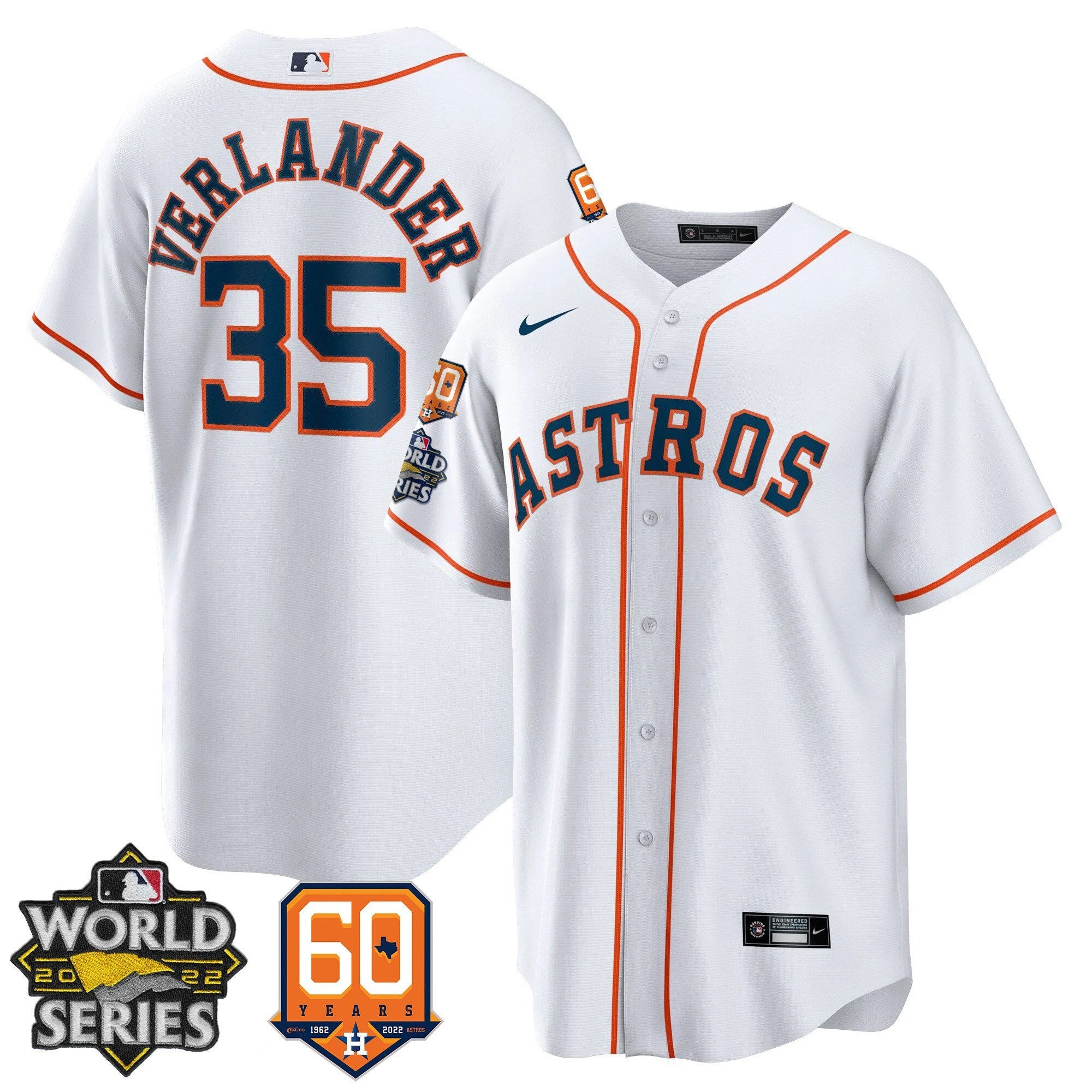 Men’s 2022 World Series & 60th Patch Jersey