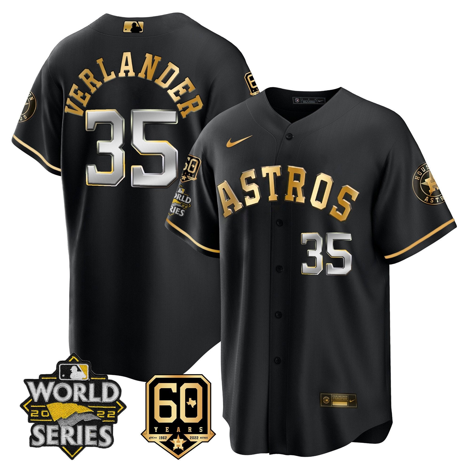Men’s 2022 World Series & 60th Patch Jersey