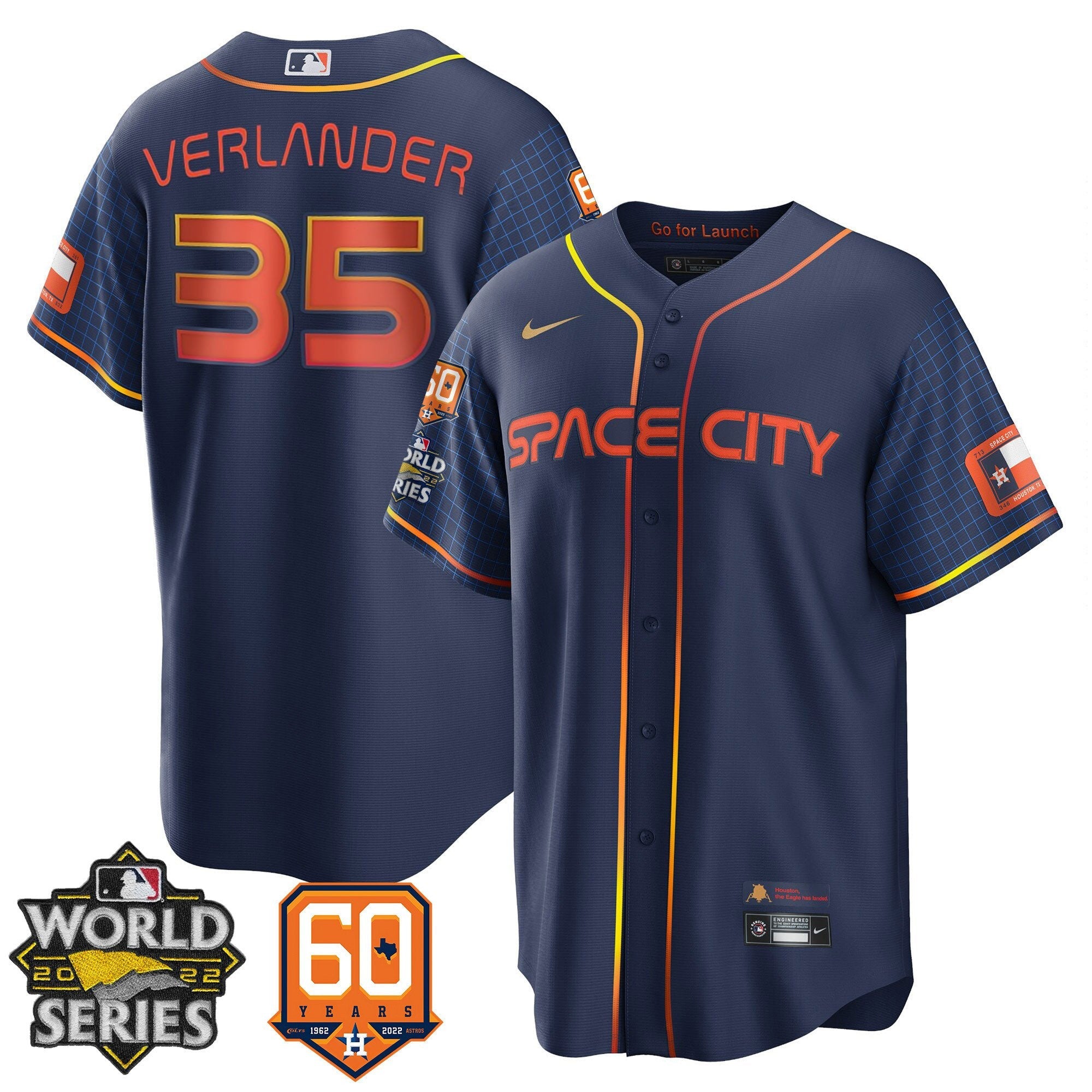 Men’s 2022 World Series & 60th Patch Jersey