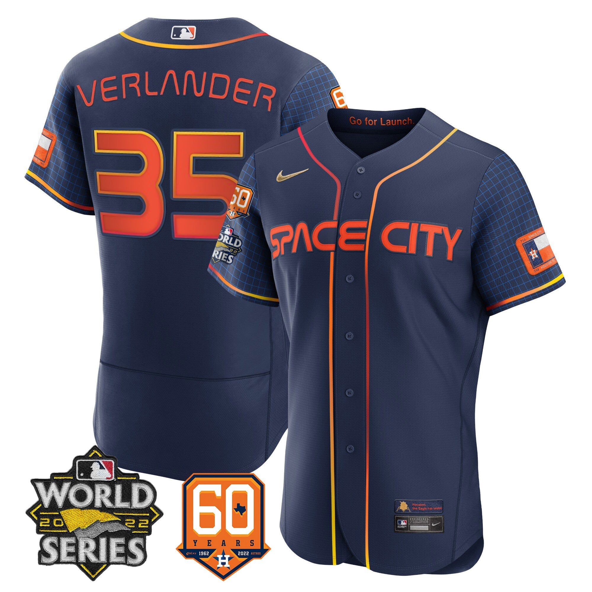Men’s 2022 World Series & 60th Patch Jersey