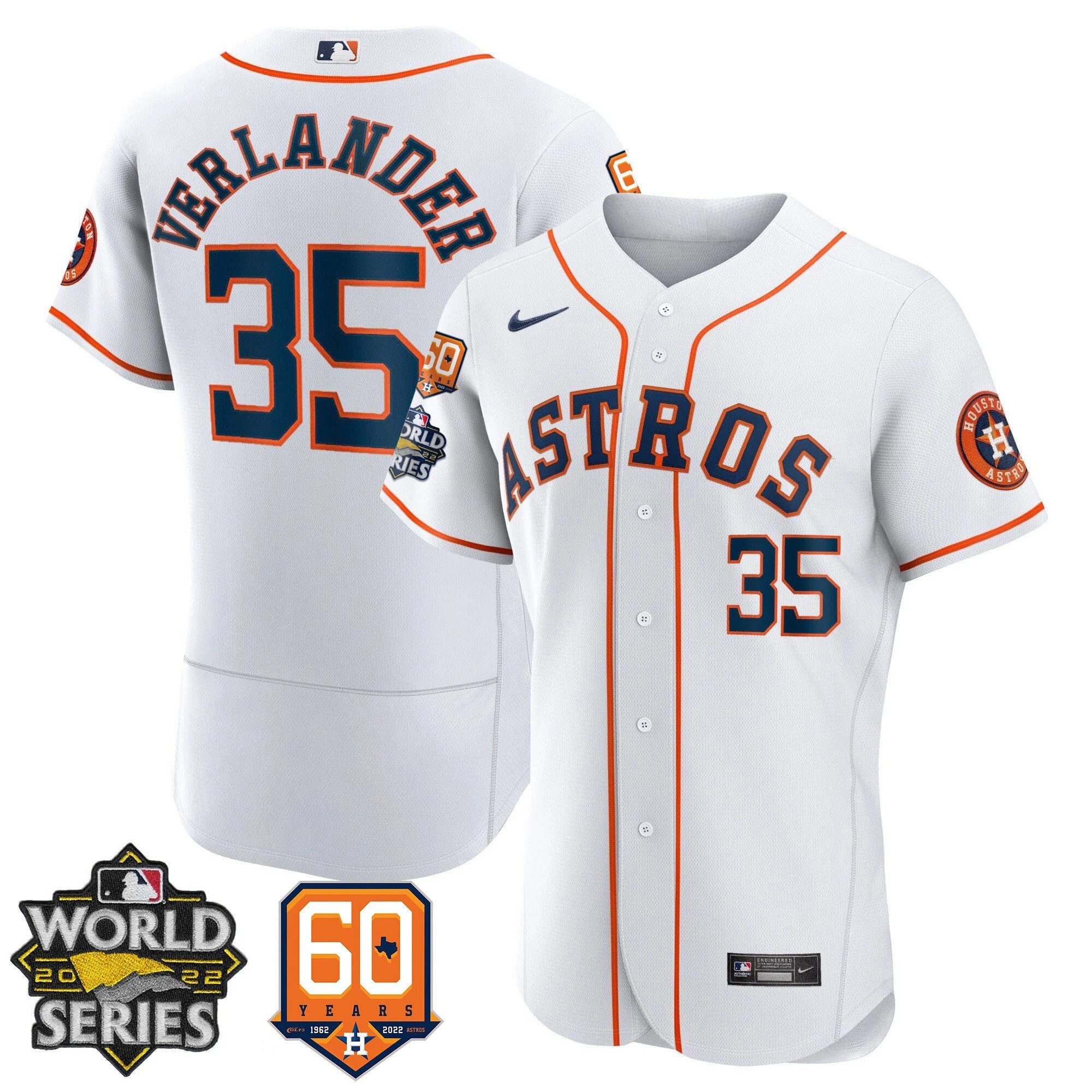 Men’s 2022 World Series & 60th Patch Jersey