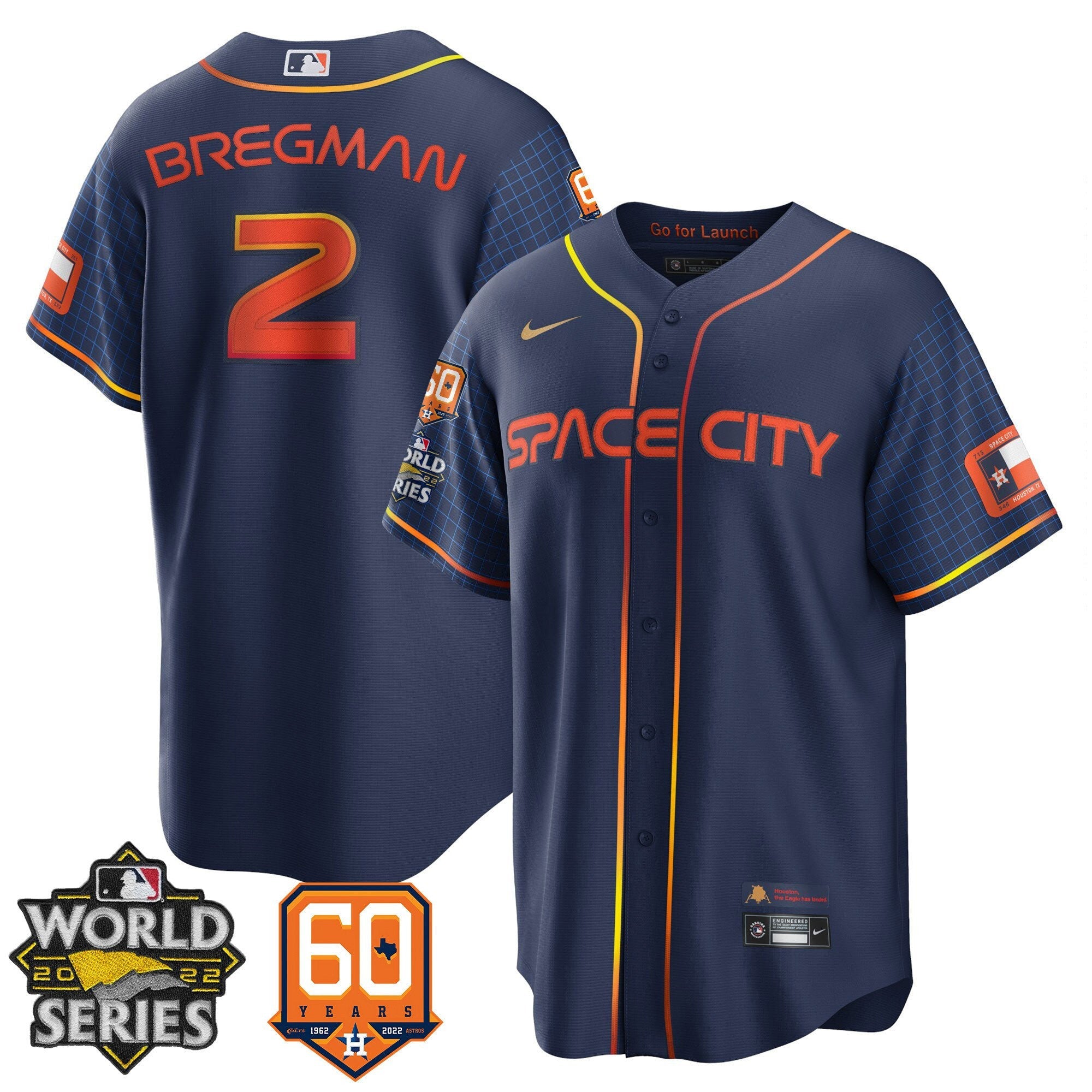 Men’s 2022 World Series & 60th Patch Jersey