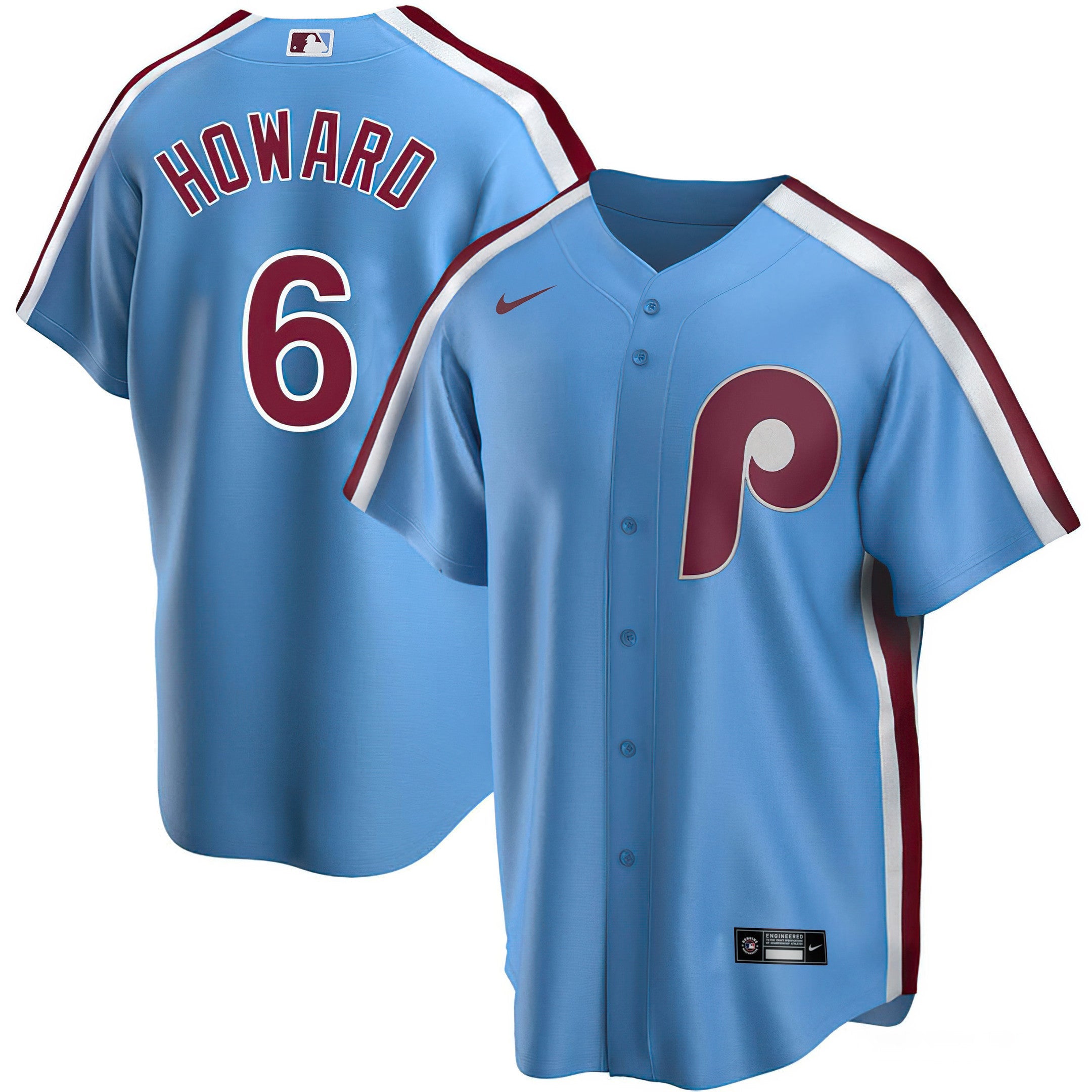 Ryan Howard Philadelphia Light Blue Jersey