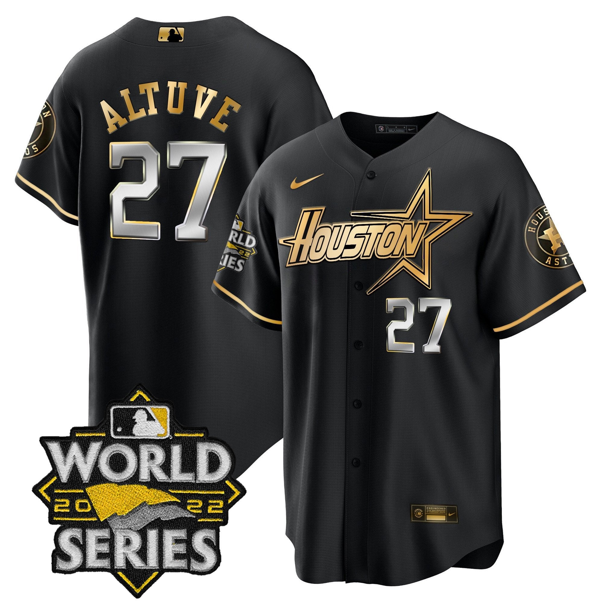 Men’s World Series Black Gold Special Jersey
