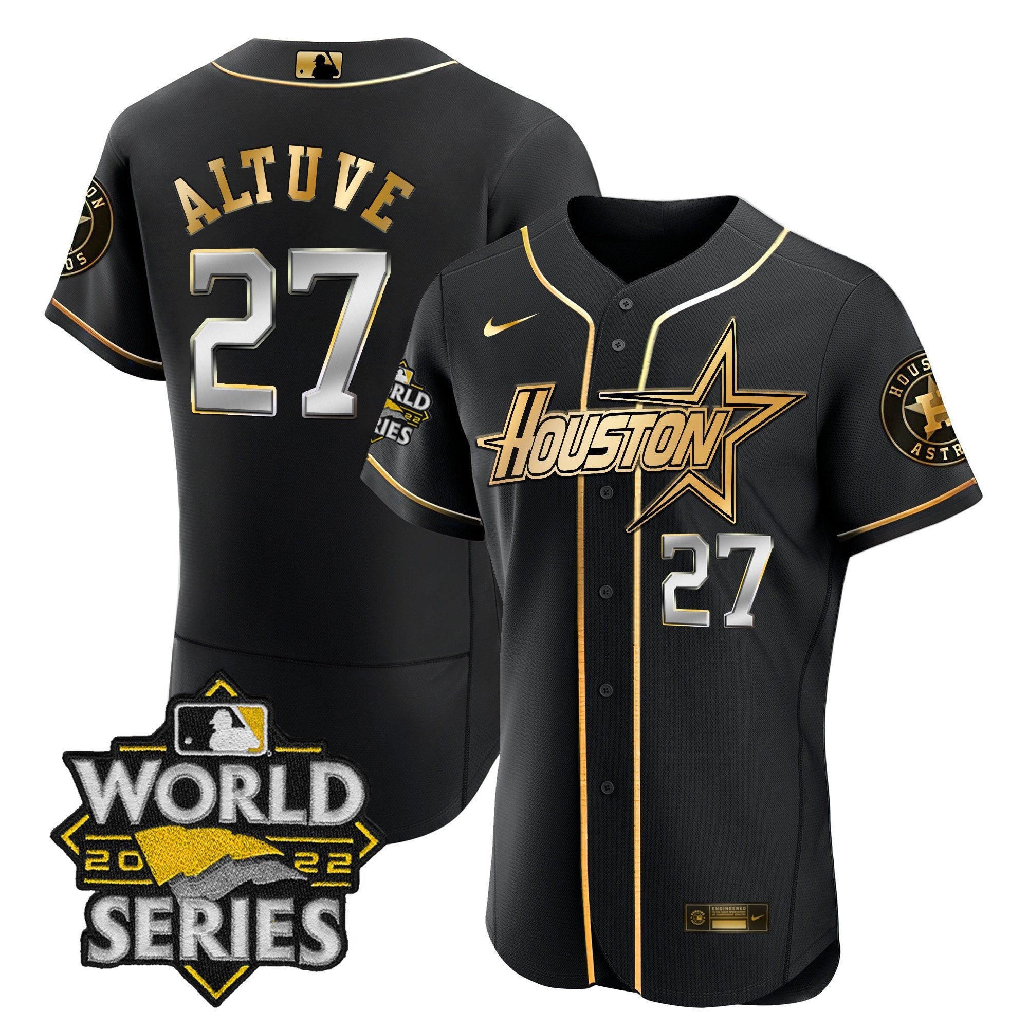 Men’s World Series Black Gold Special Jersey