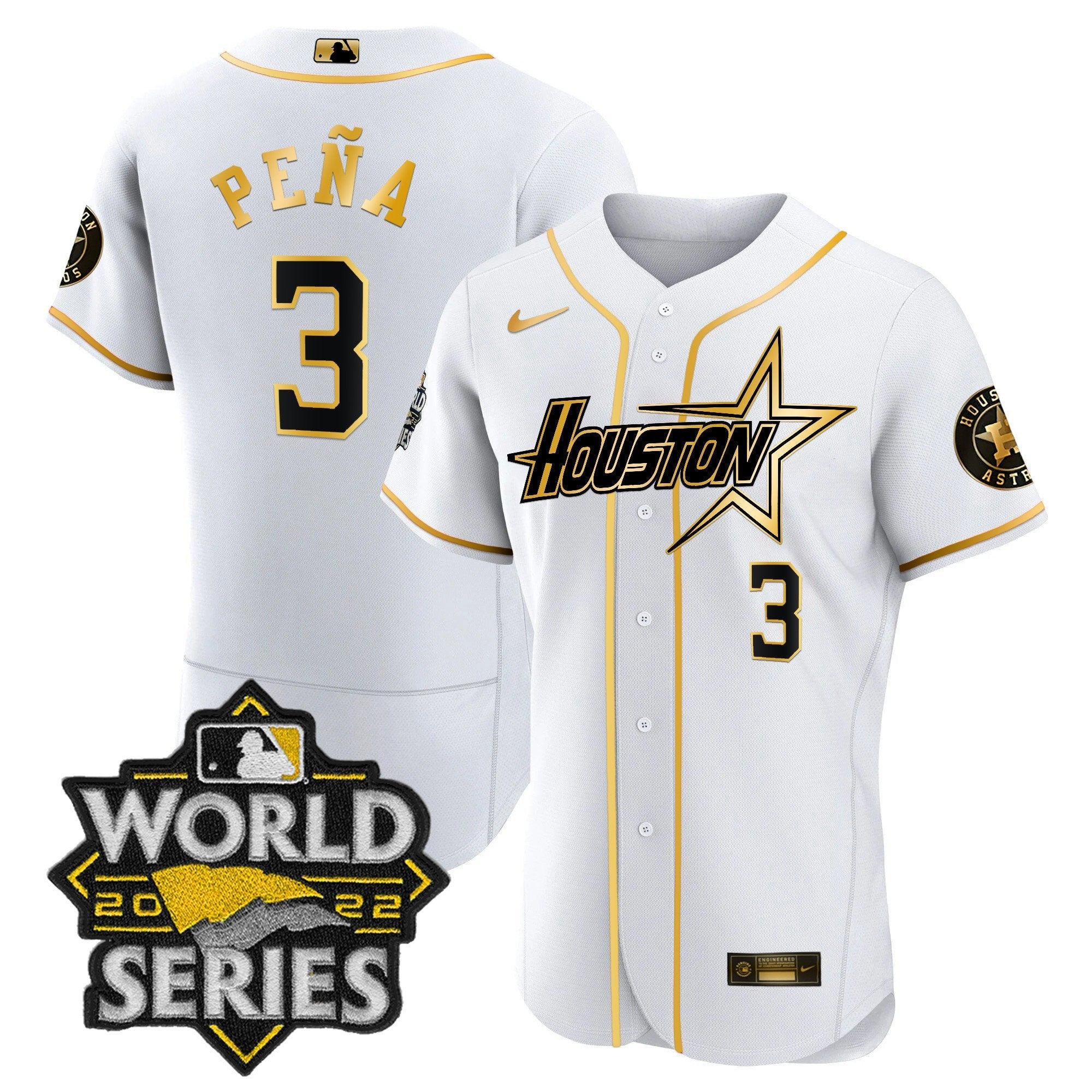 Men’s World Series Black Gold Special Jersey