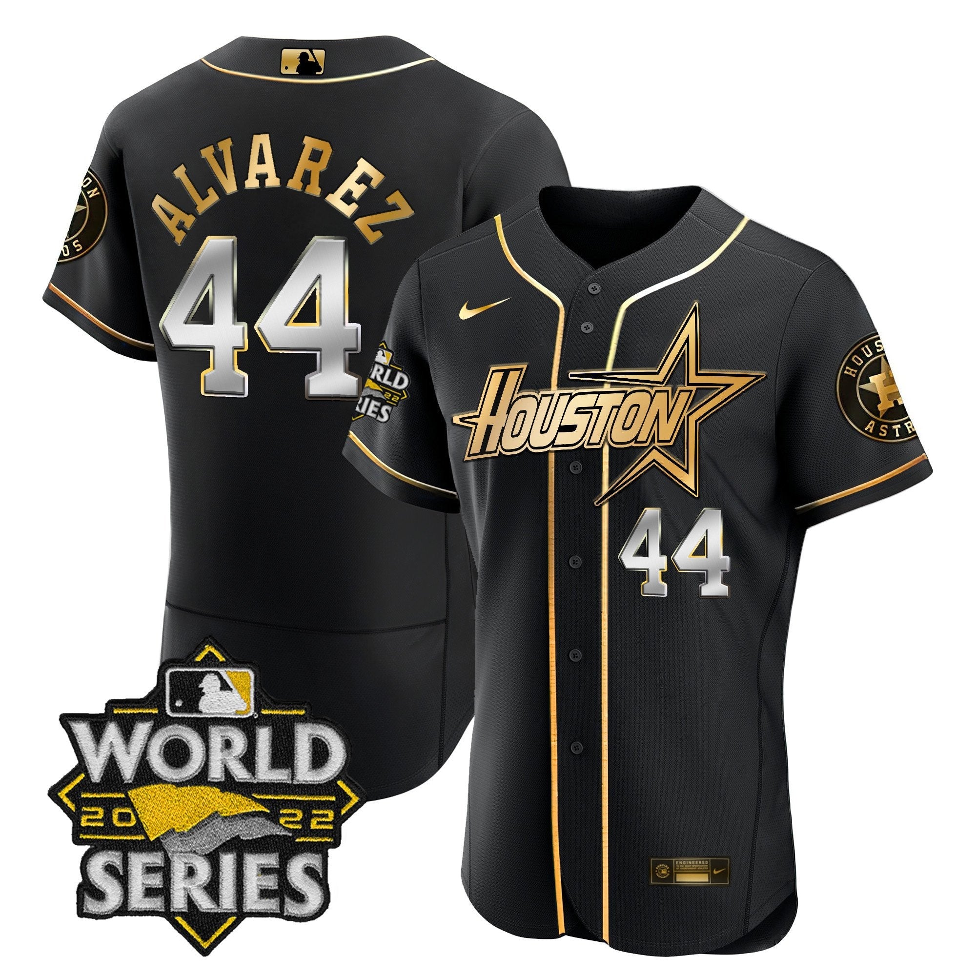 Men’s World Series Black Gold Special Jersey