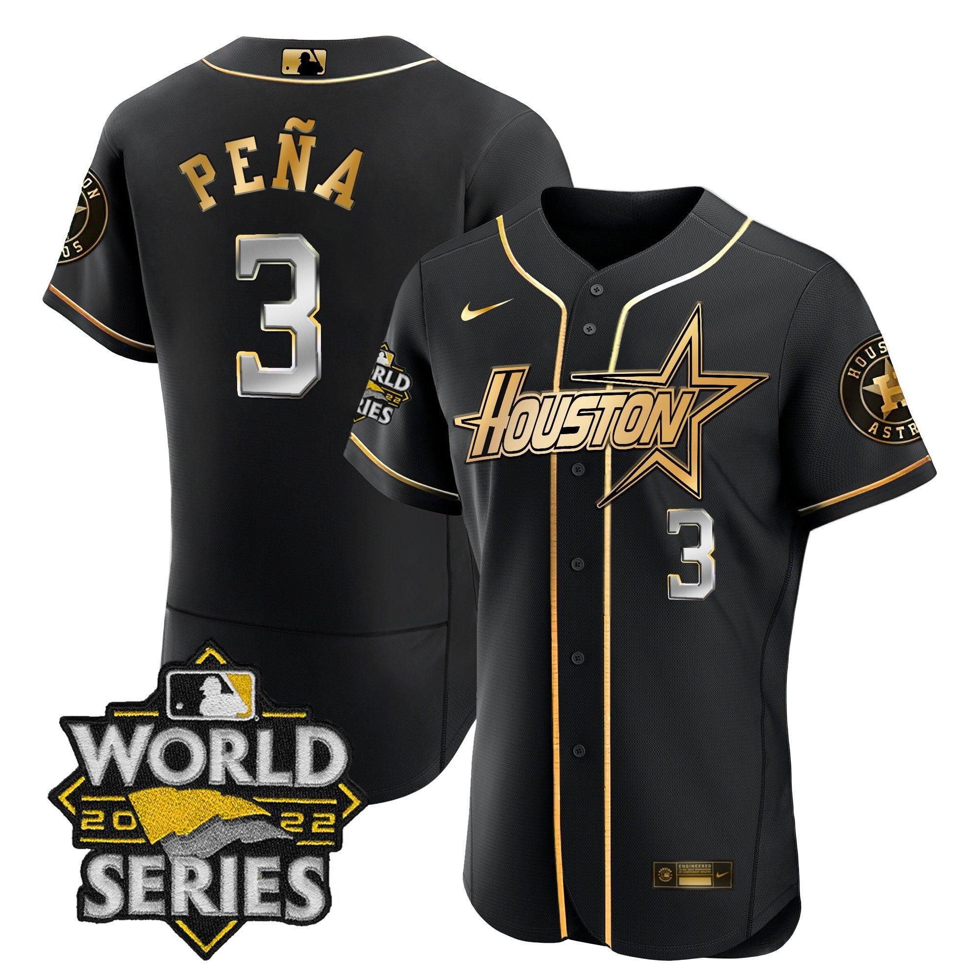 Men’s World Series Black Gold Special Jersey