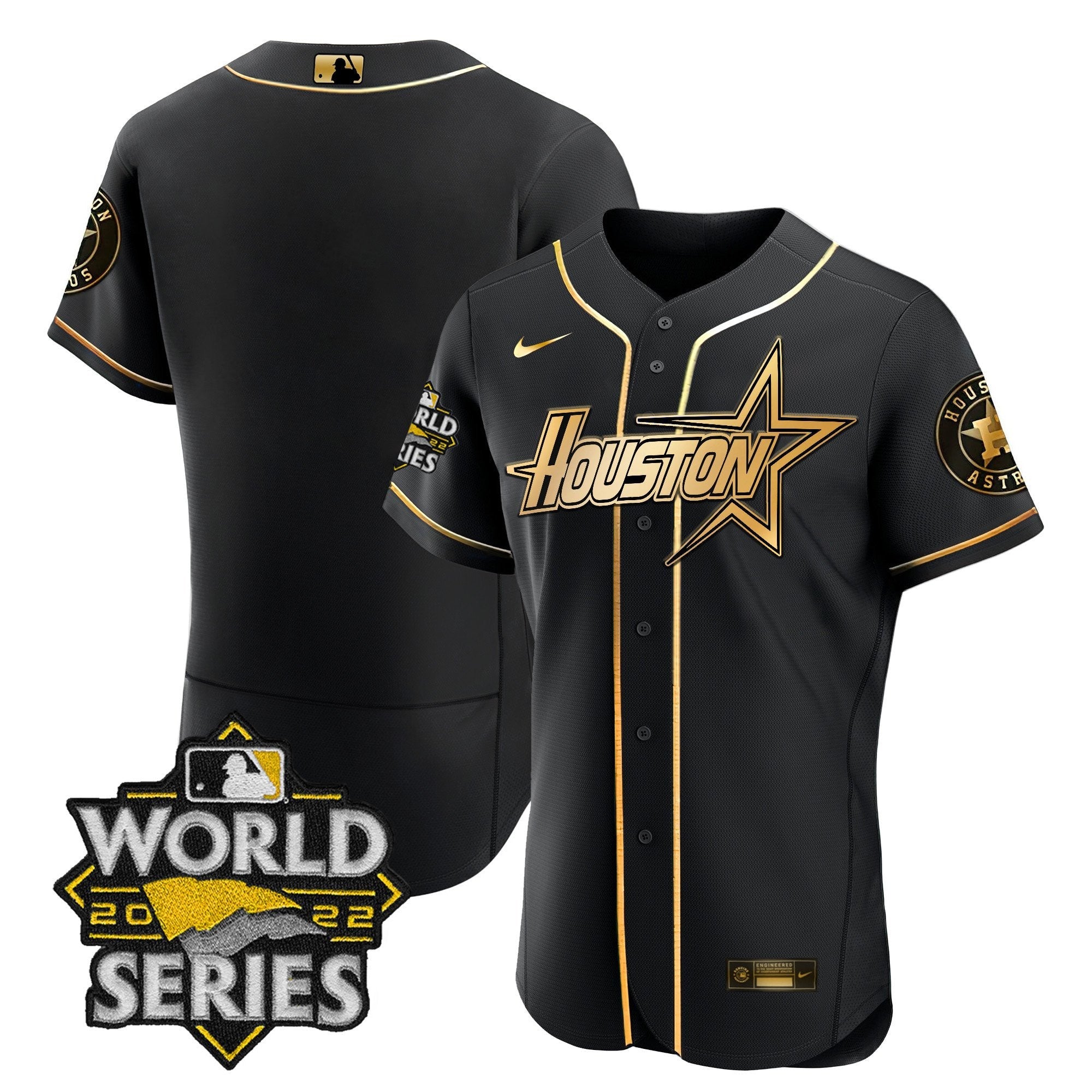 Men’s World Series Black Gold Special Jersey