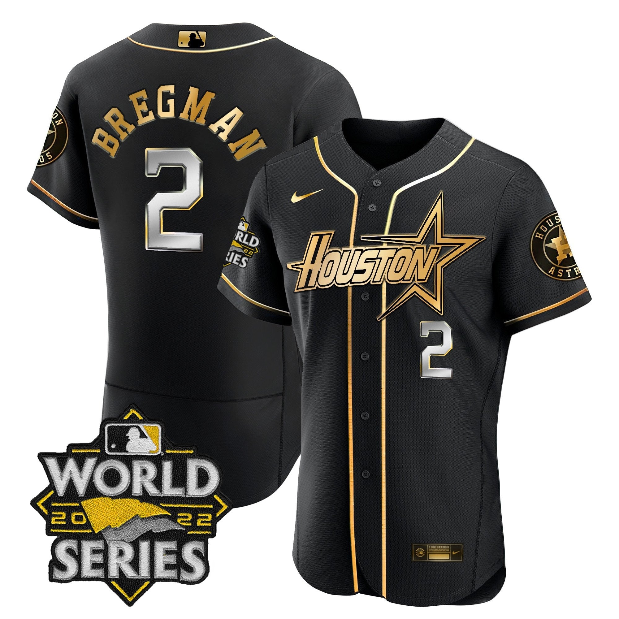 Men’s World Series Black Gold Special Jersey