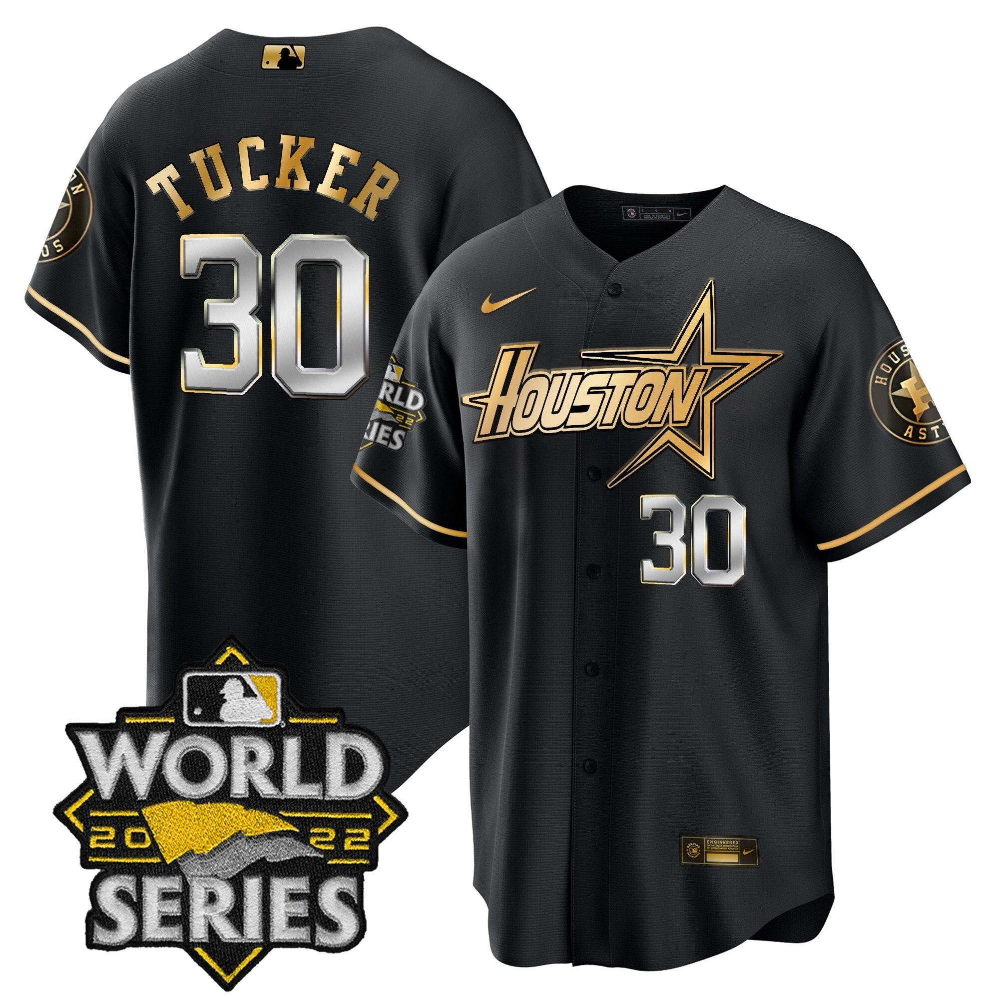 Men’s World Series Black Gold Special Jersey