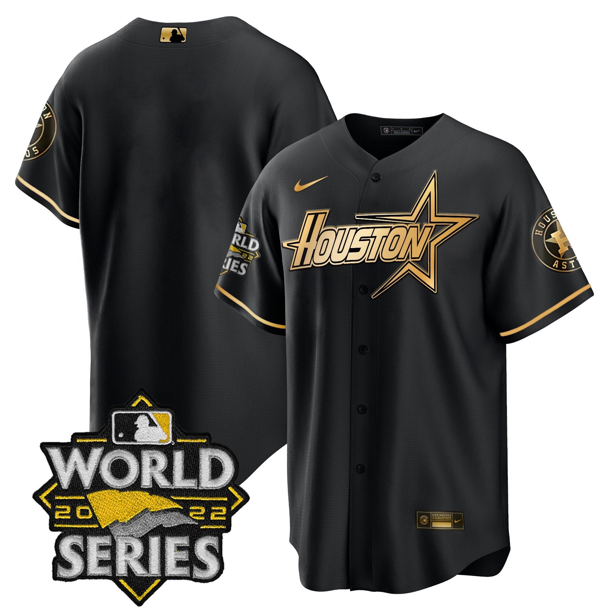 Men’s World Series Black Gold Special Jersey