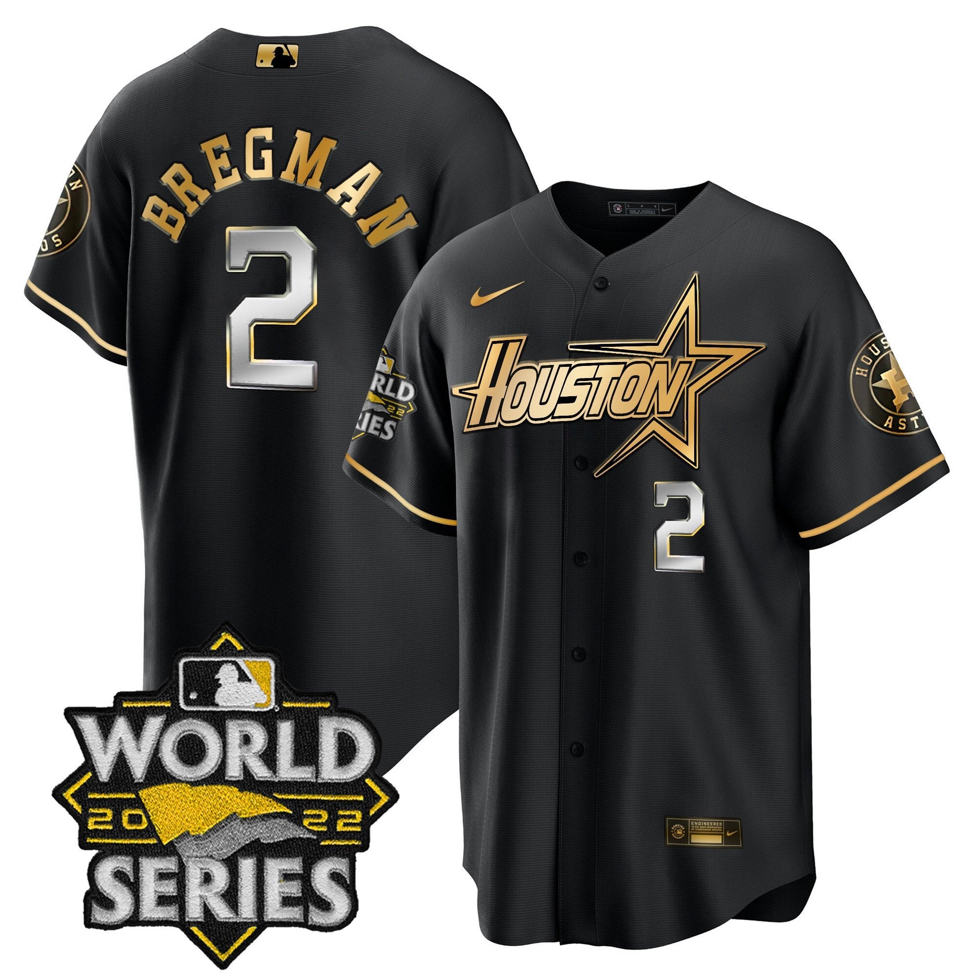 Men’s World Series Black Gold Special Jersey