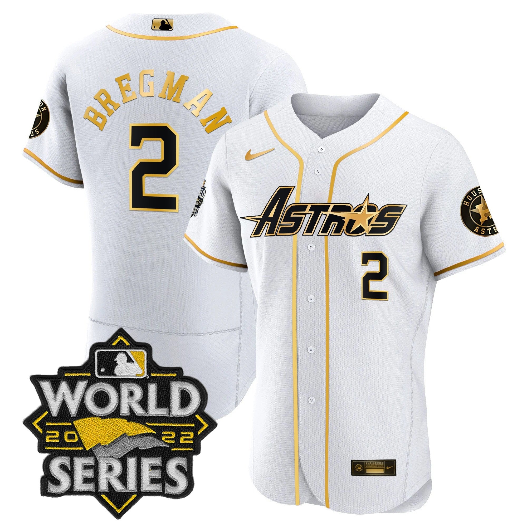 Men’s World Series & Throwback Patch Gold Jersey