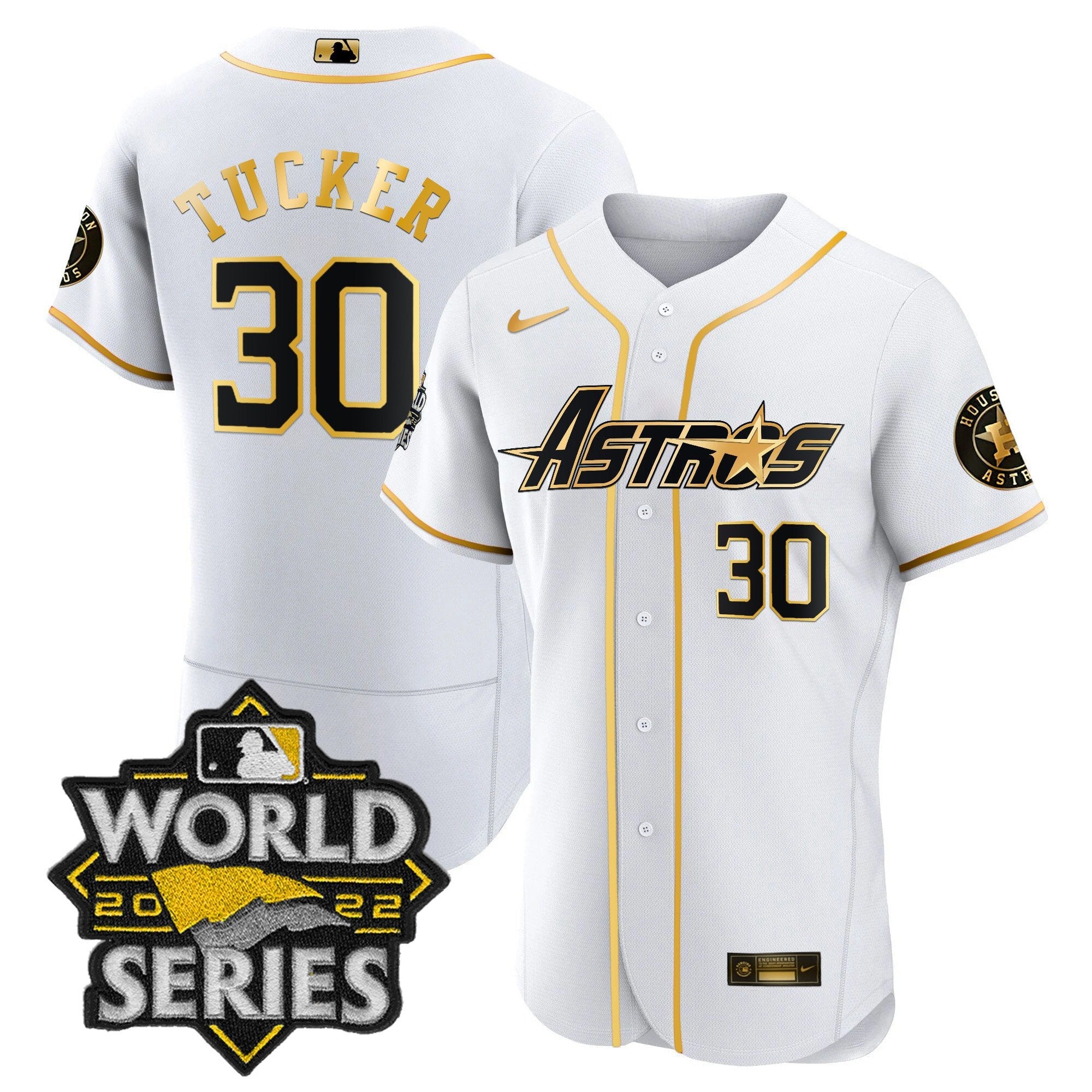 Men’s World Series & Throwback Patch Gold Jersey
