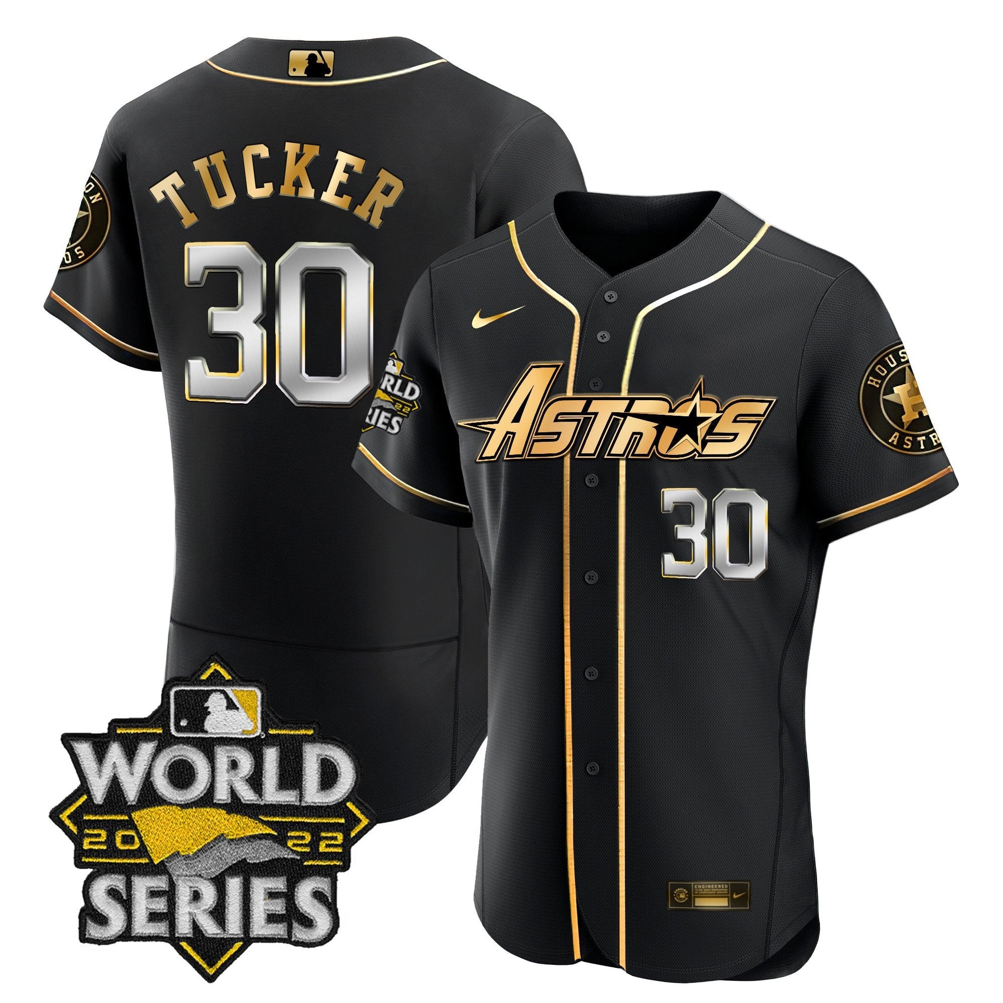 Men’s World Series & Throwback Patch Gold Jersey