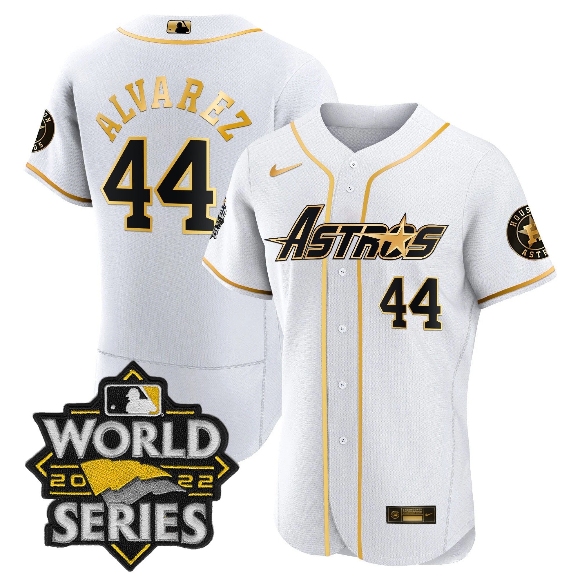 Men’s World Series & Throwback Patch Gold Jersey