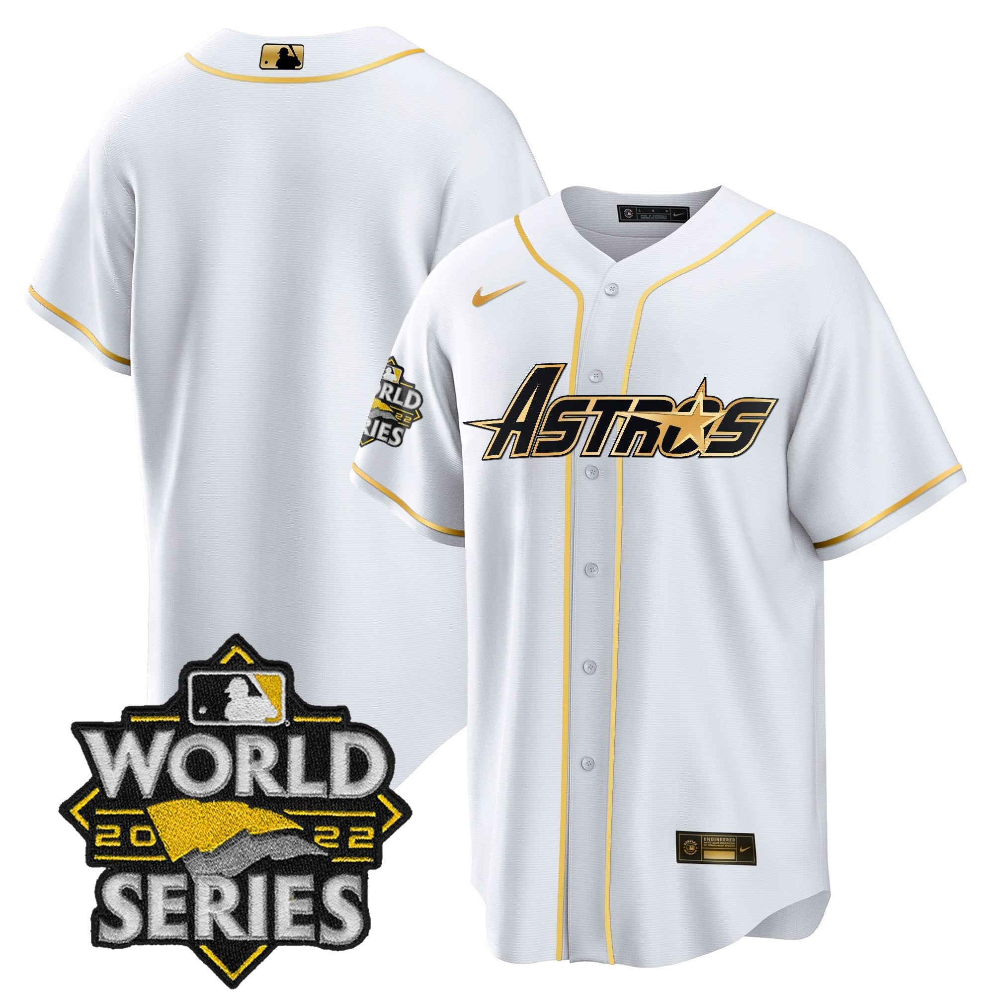 Men’s World Series & Throwback Patch Gold Jersey