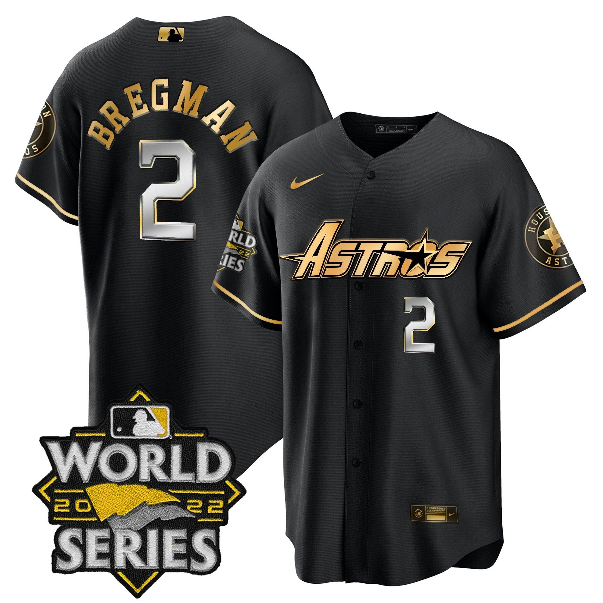 Men’s World Series & Throwback Patch Gold Jersey