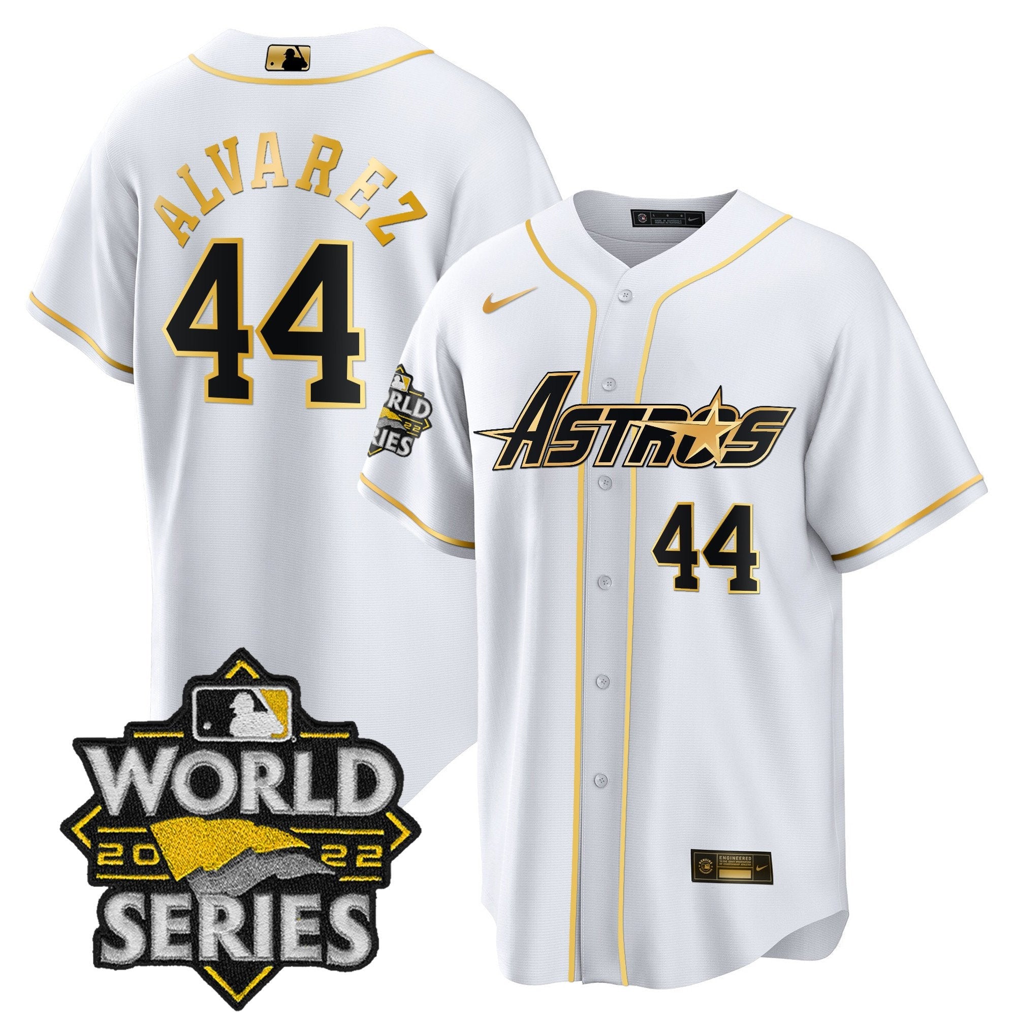 Men’s World Series & Throwback Patch Gold Jersey