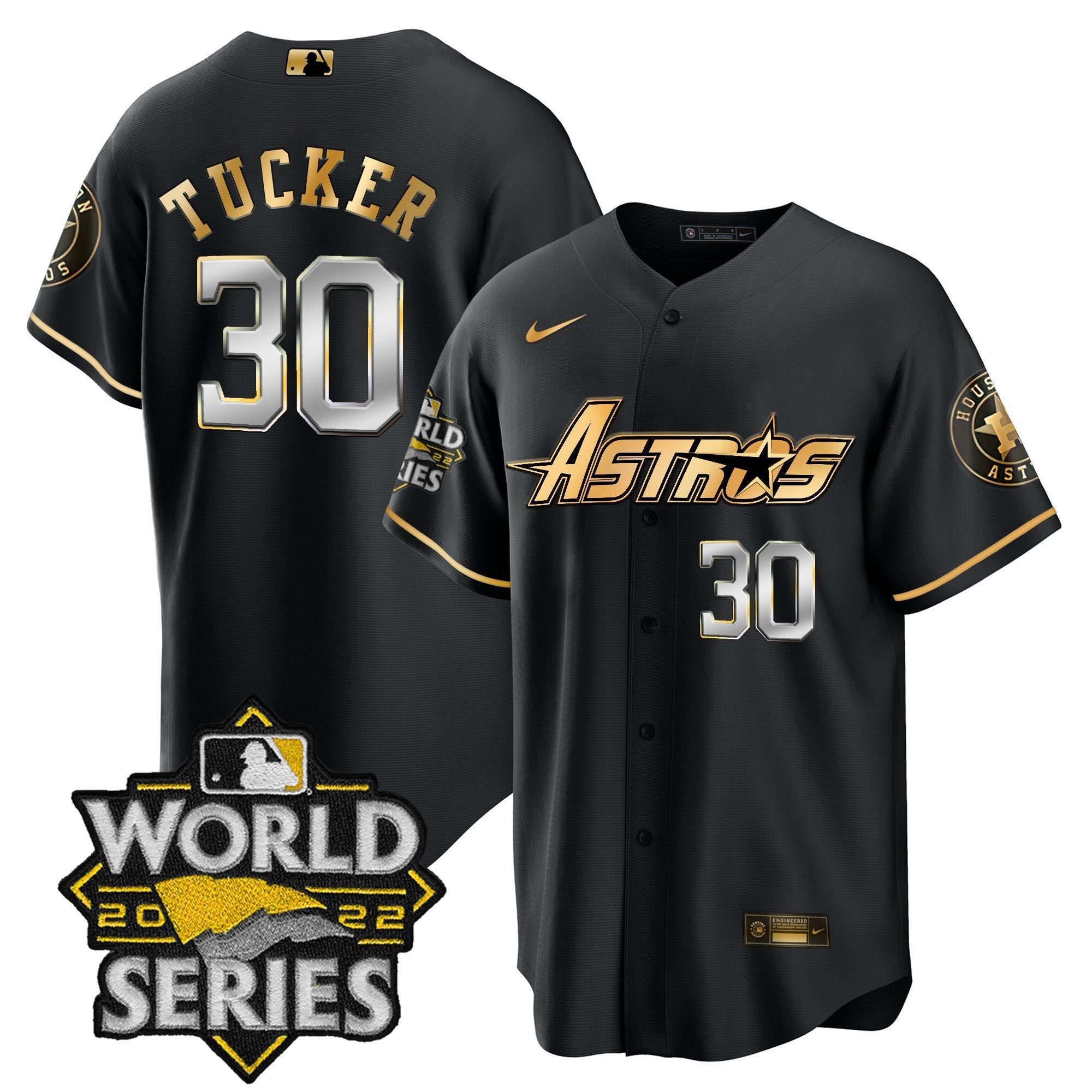 Men’s World Series & Throwback Patch Gold Jersey