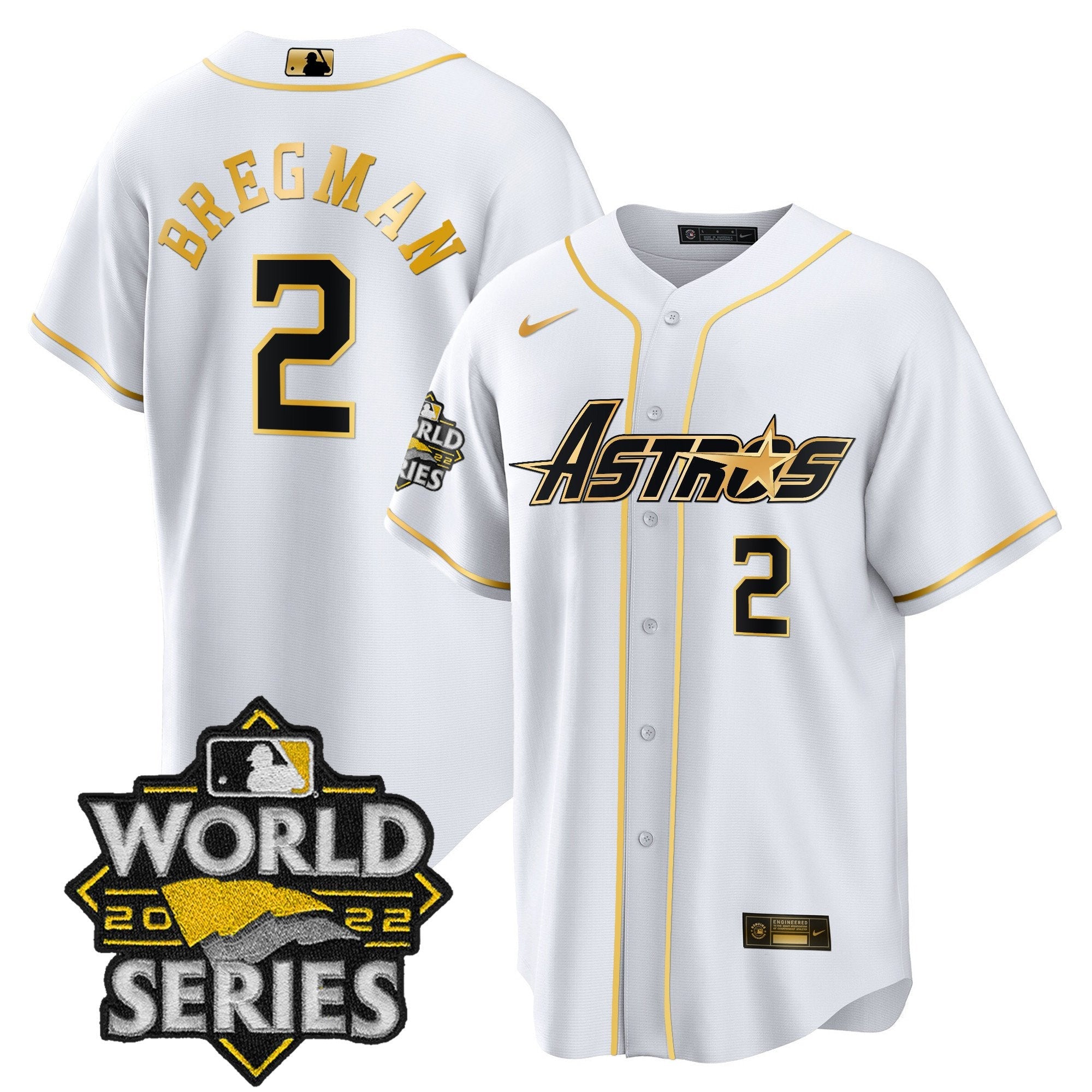 Men’s World Series & Throwback Patch Gold Jersey