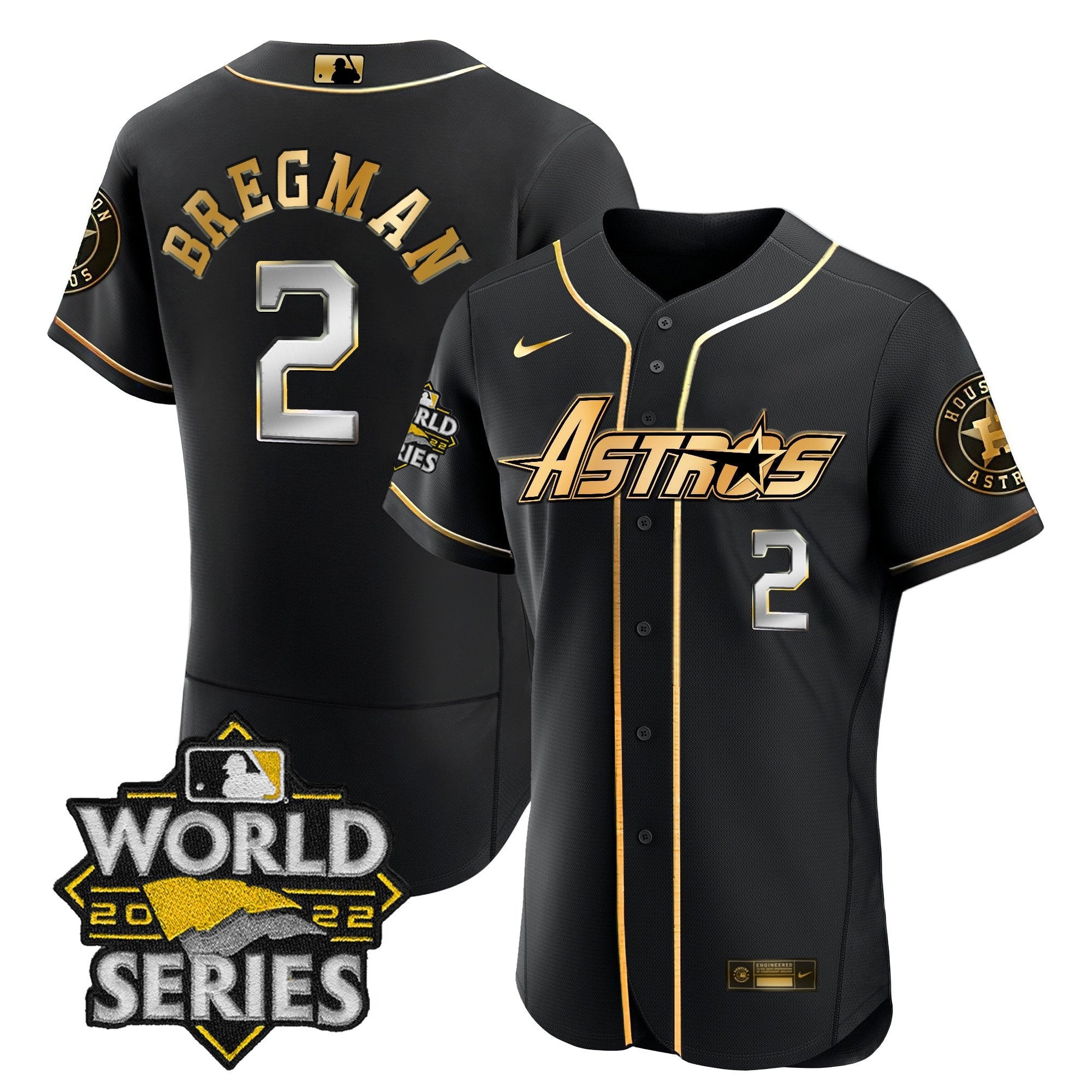 Men’s World Series & Throwback Patch Gold Jersey