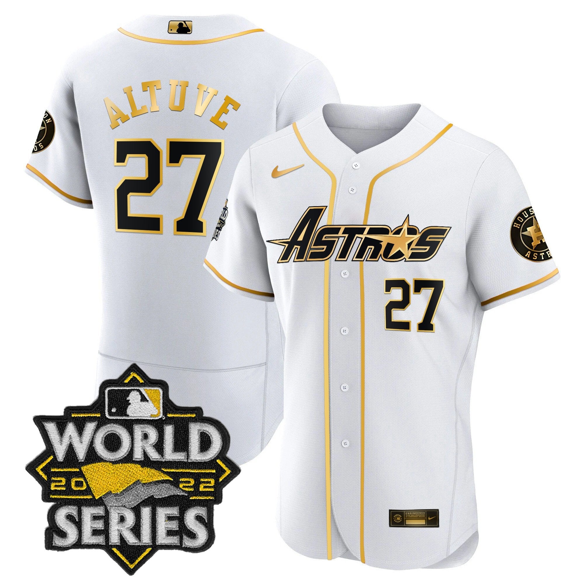 Men’s World Series & Throwback Patch Gold Jersey