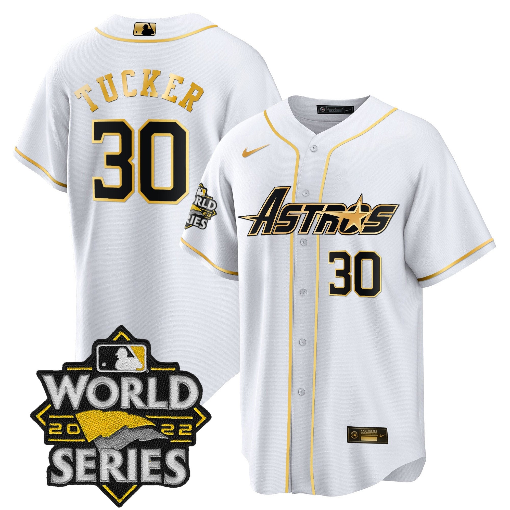 Men’s World Series & Throwback Patch Gold Jersey