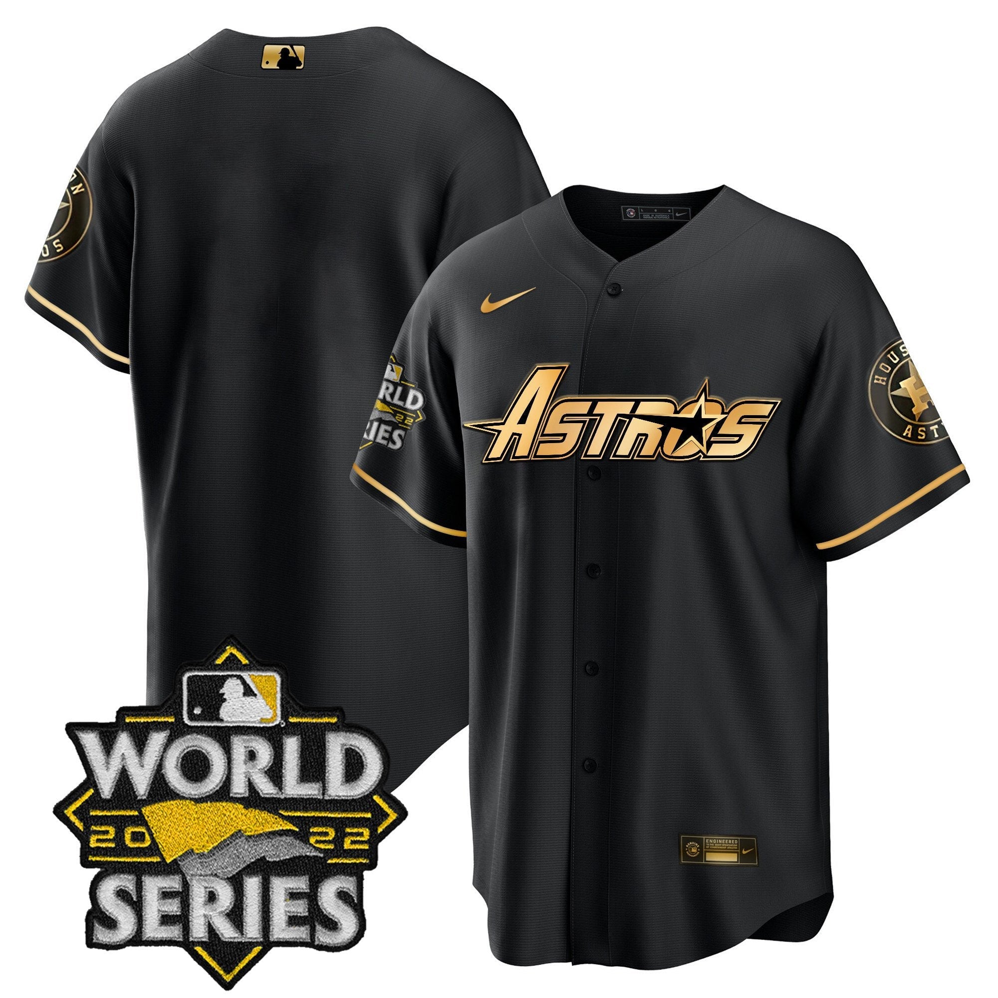 Men’s World Series & Throwback Patch Gold Jersey