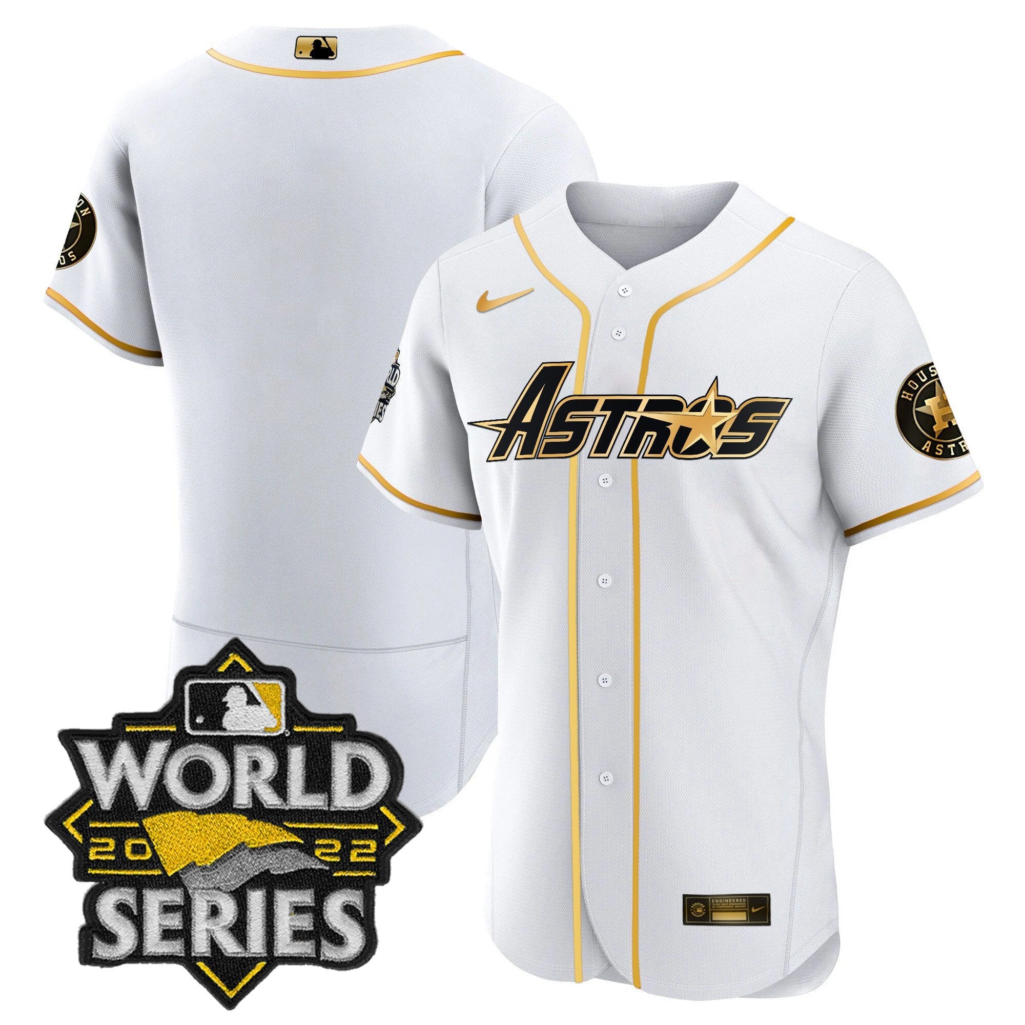 Men’s World Series & Throwback Patch Gold Jersey