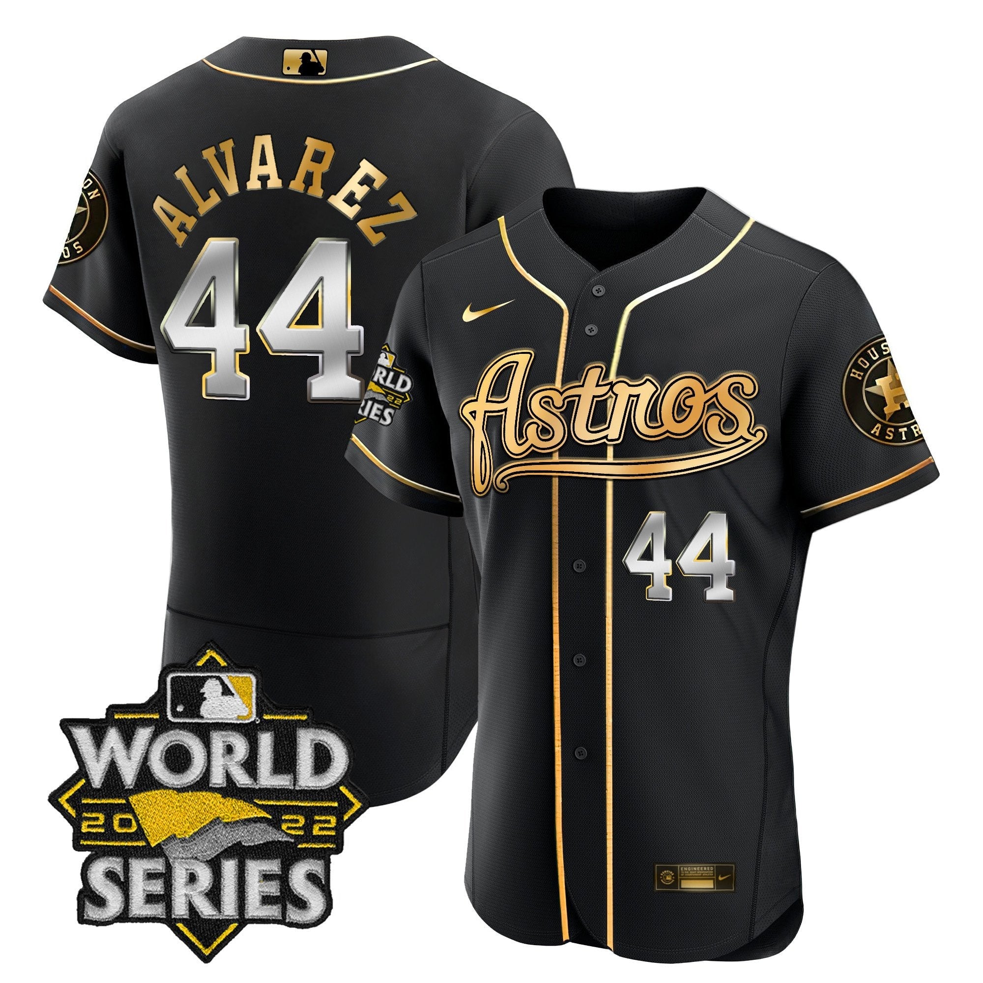 Men’s World Series & Throwback Patch Gold Jersey V2