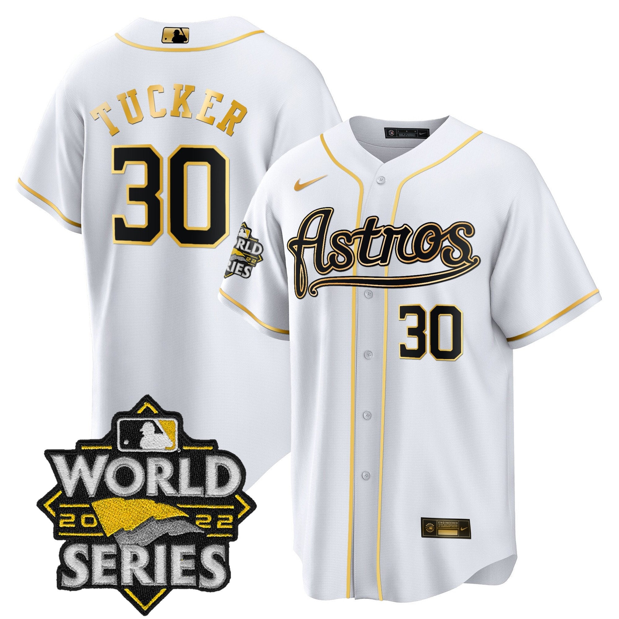 Men’s World Series & Throwback Patch Gold Jersey V2